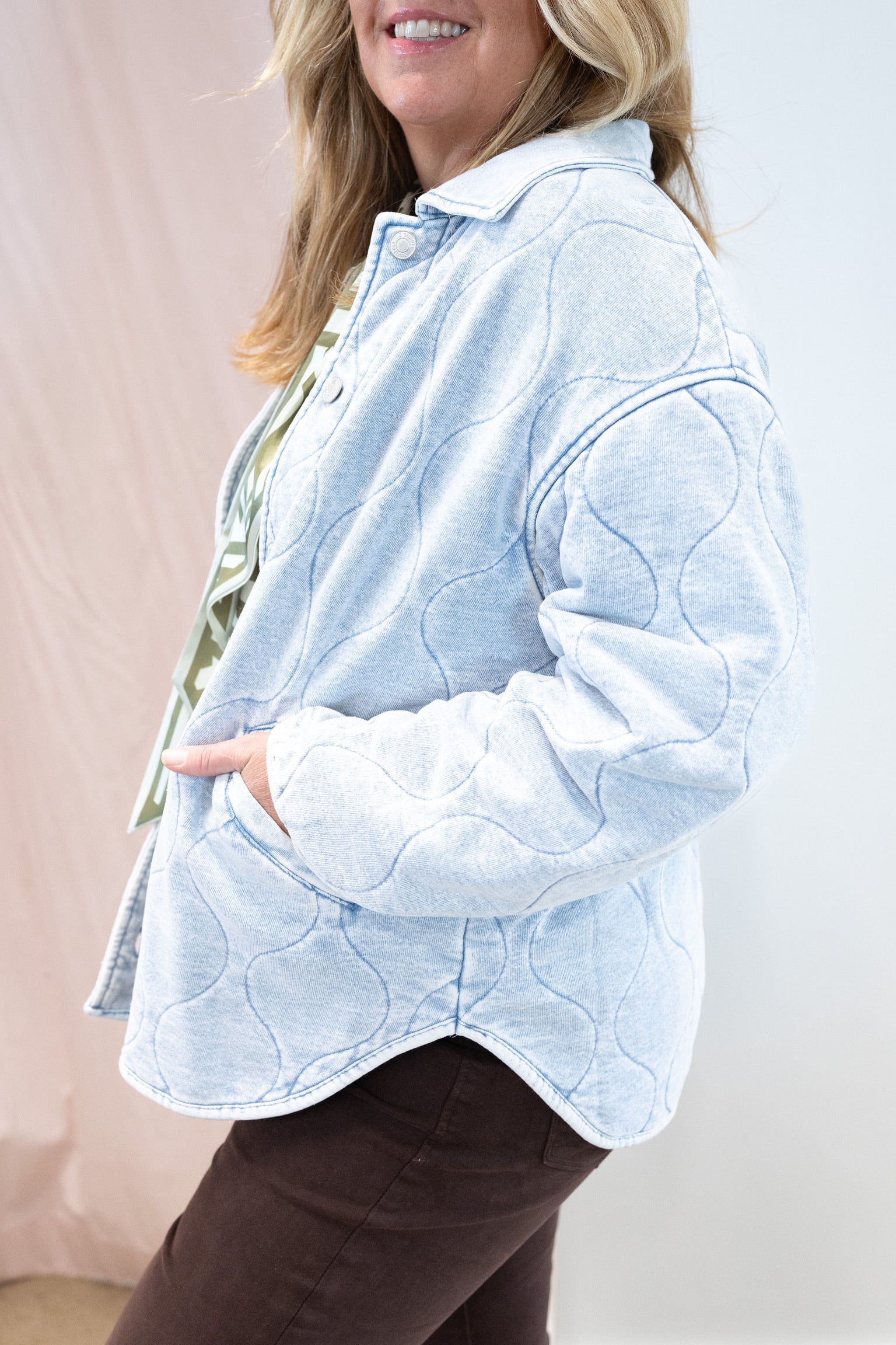 Boulder Knit Denim Jacket