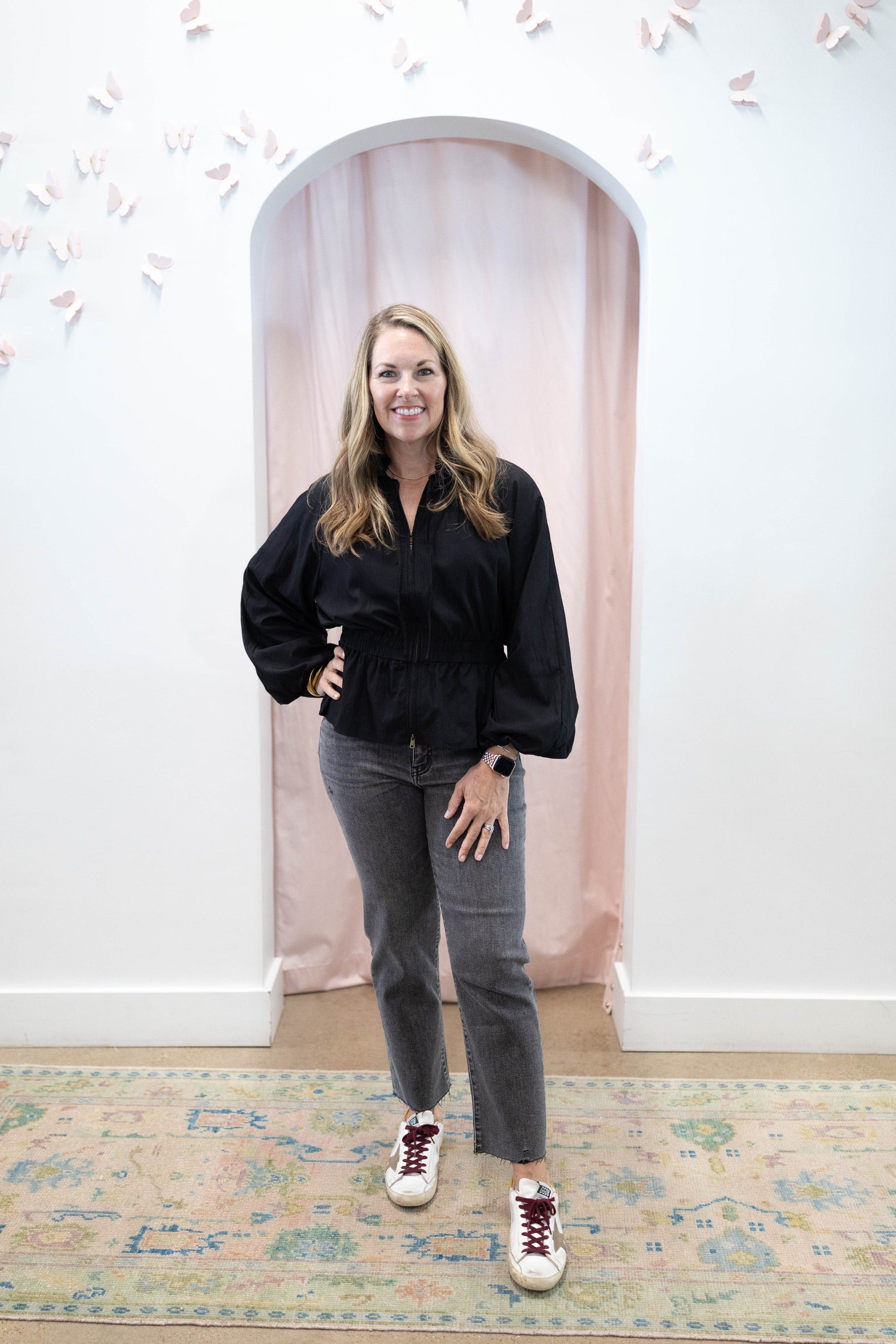 Rylee Ruffle Zip Up