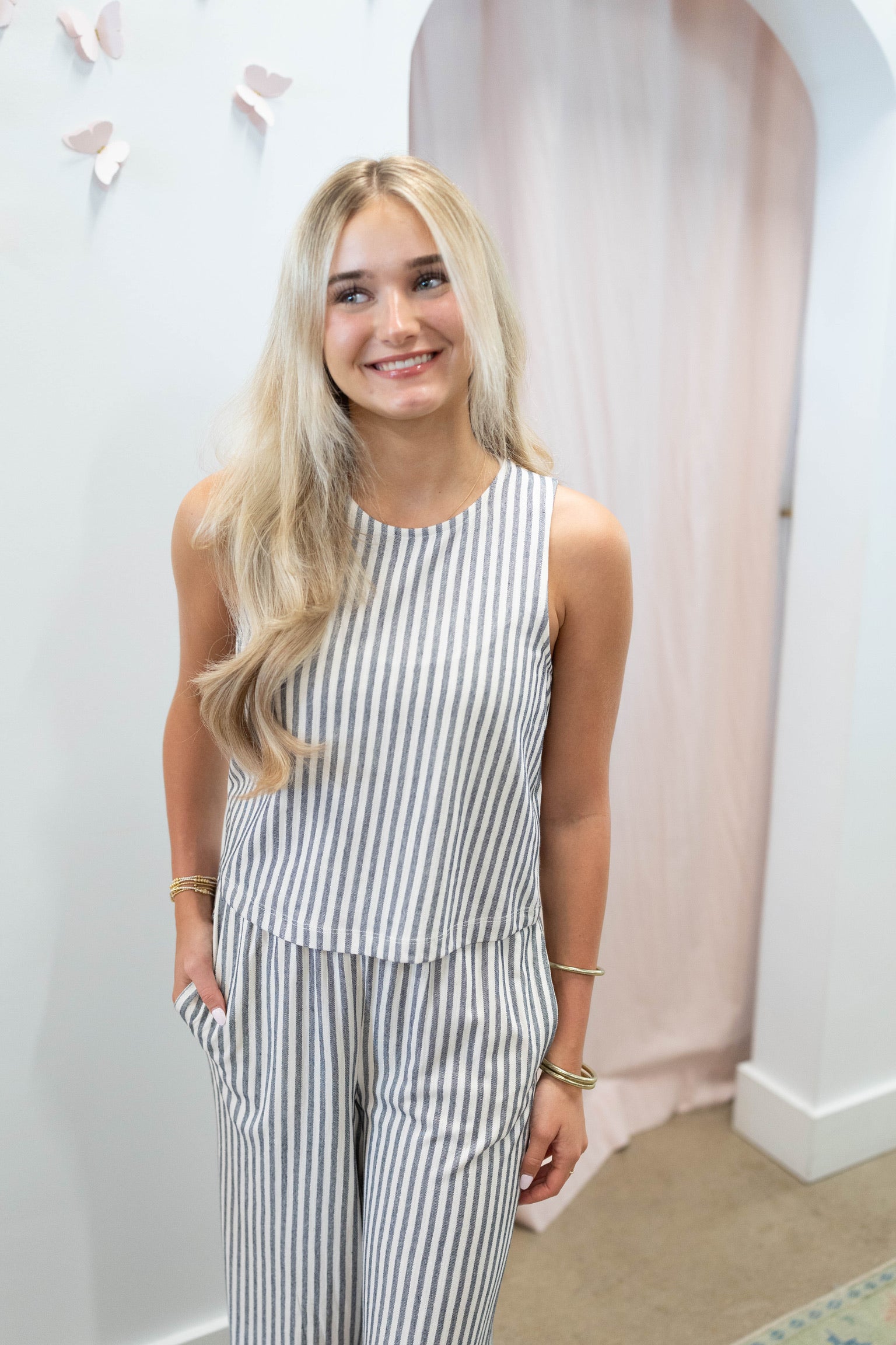Eclipse Sloane Knit Striped Top