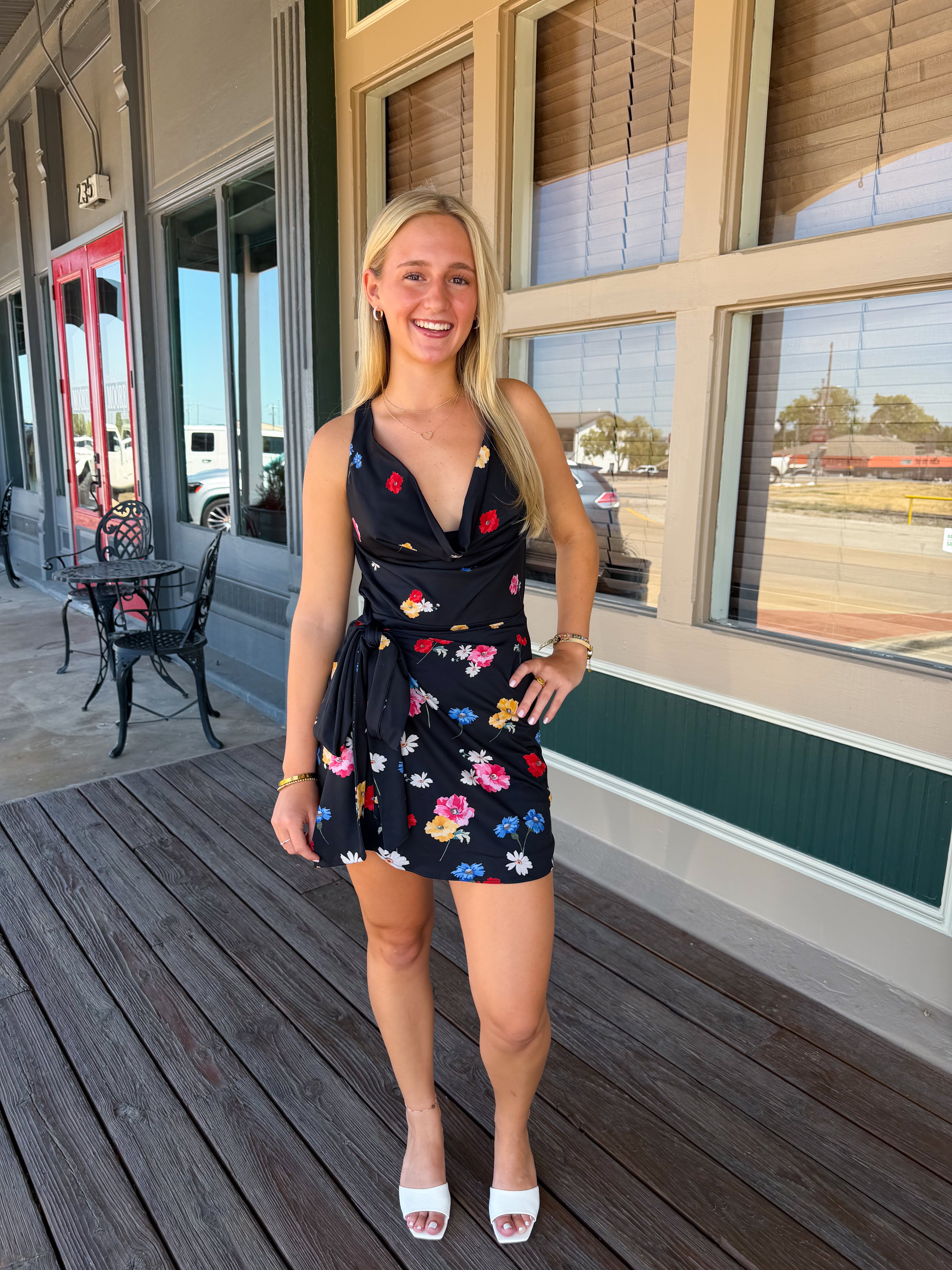 Callie Cowl Dress