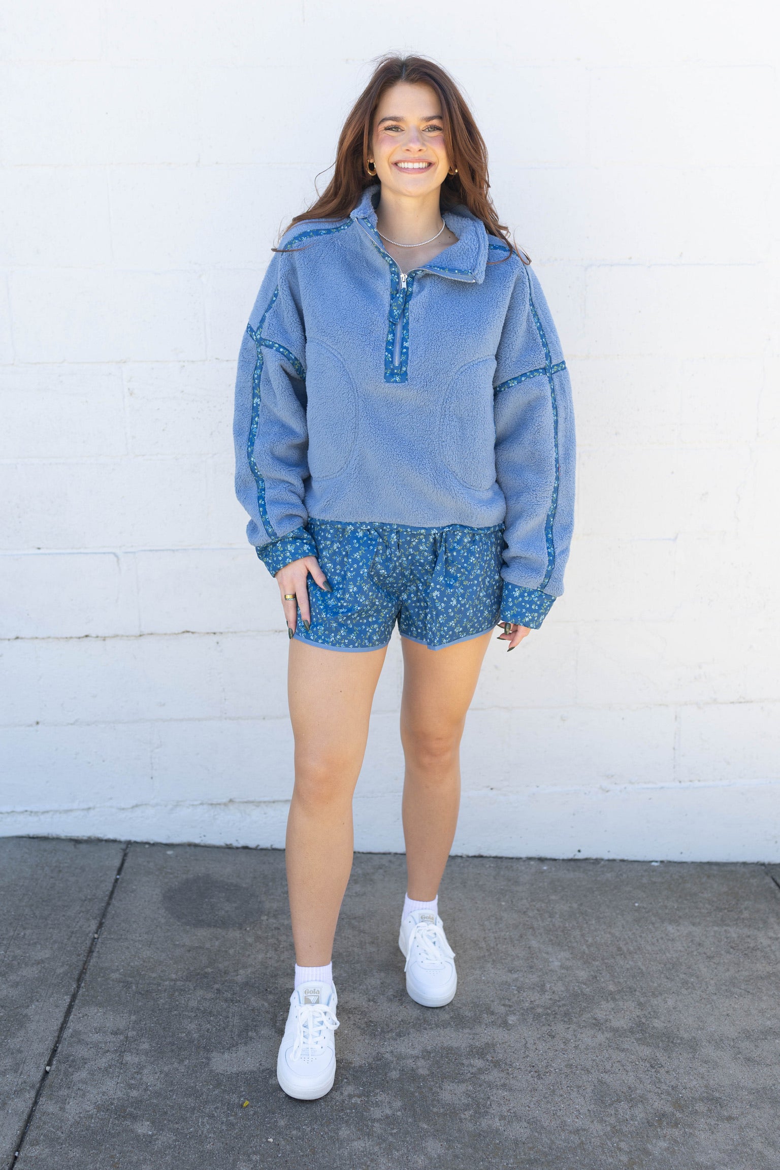 Floral Sherpa Jacket