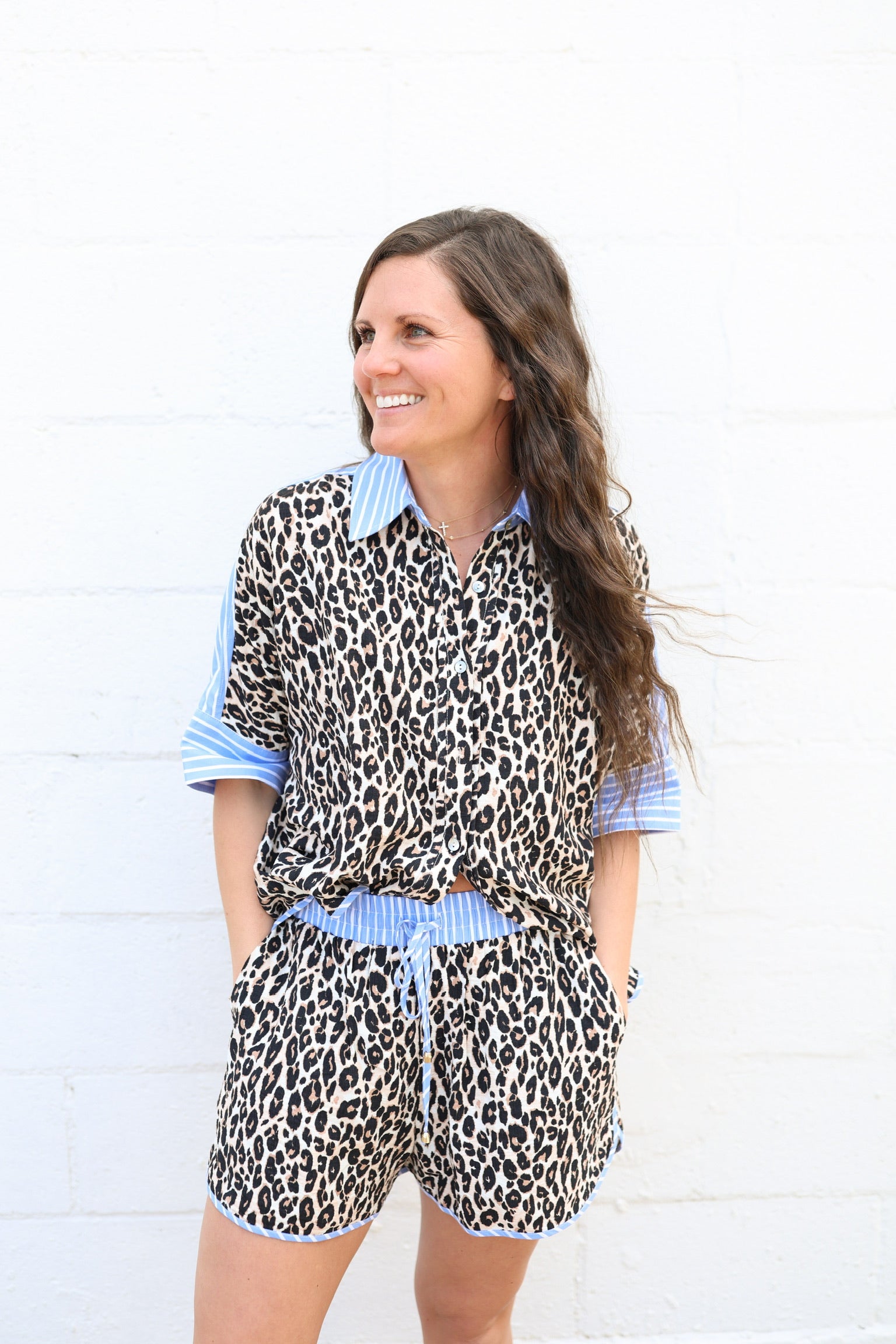 Lucy Leopard Shorts