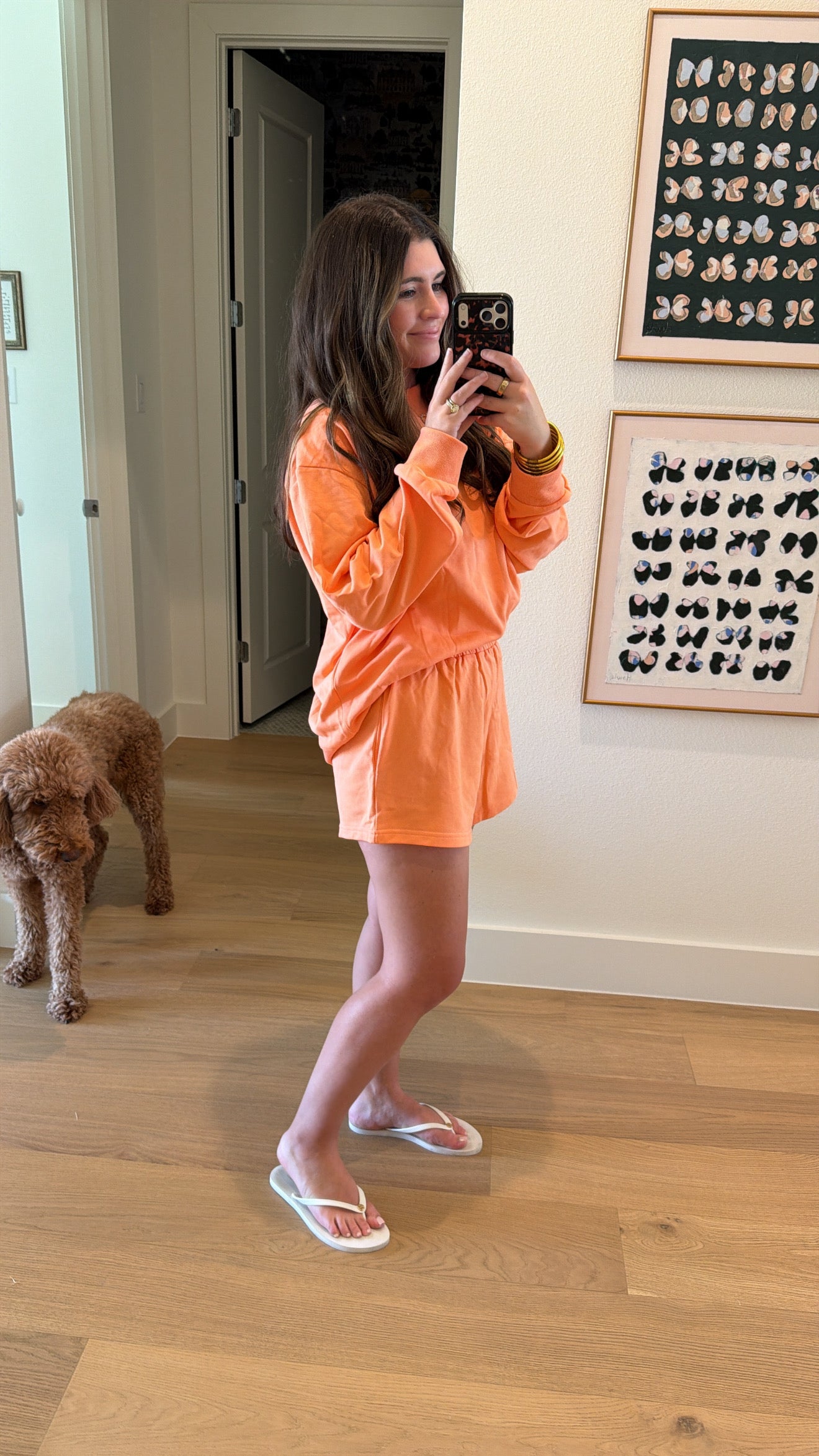 Orange Sweatshirt