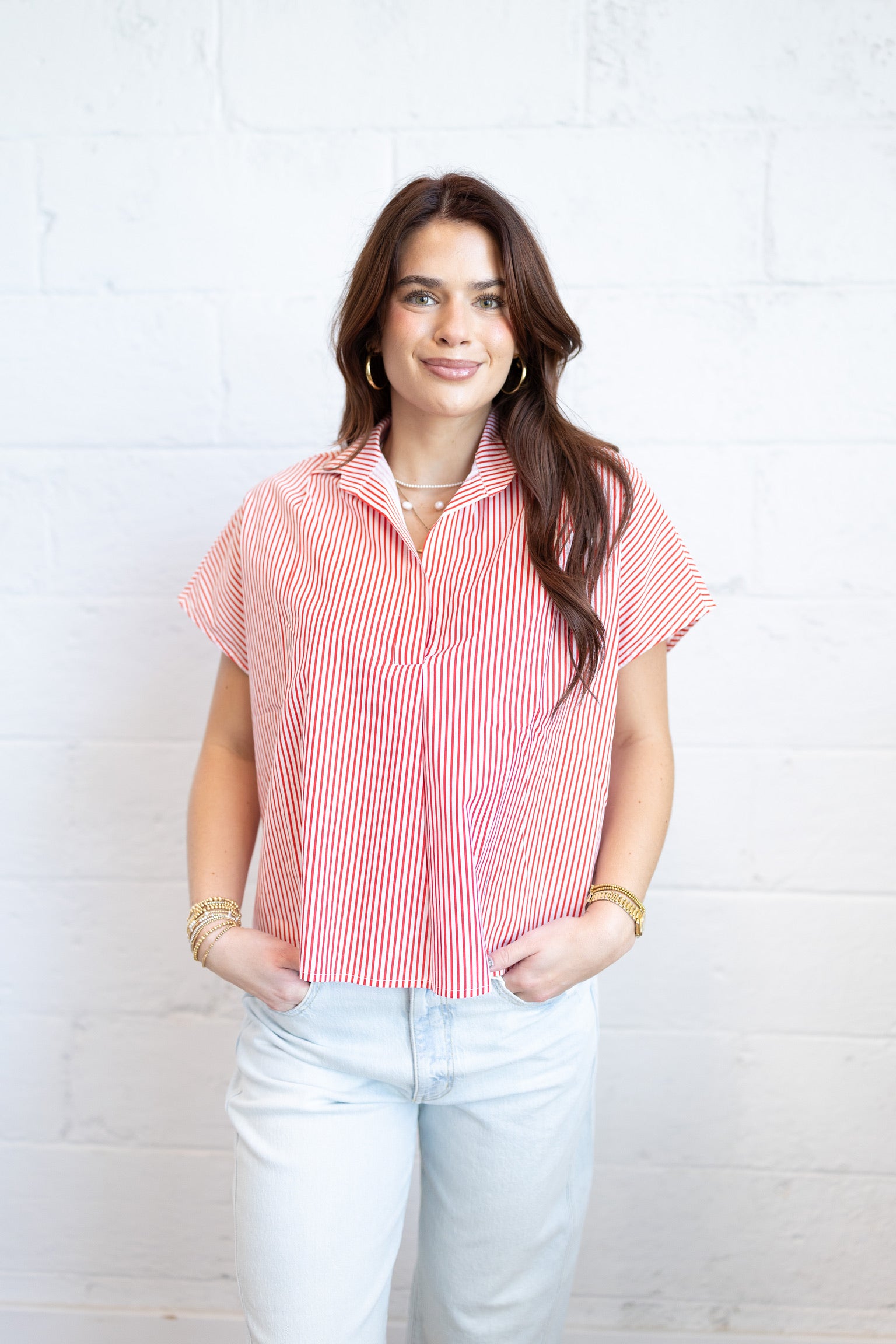 Leslie Stripe Blouse