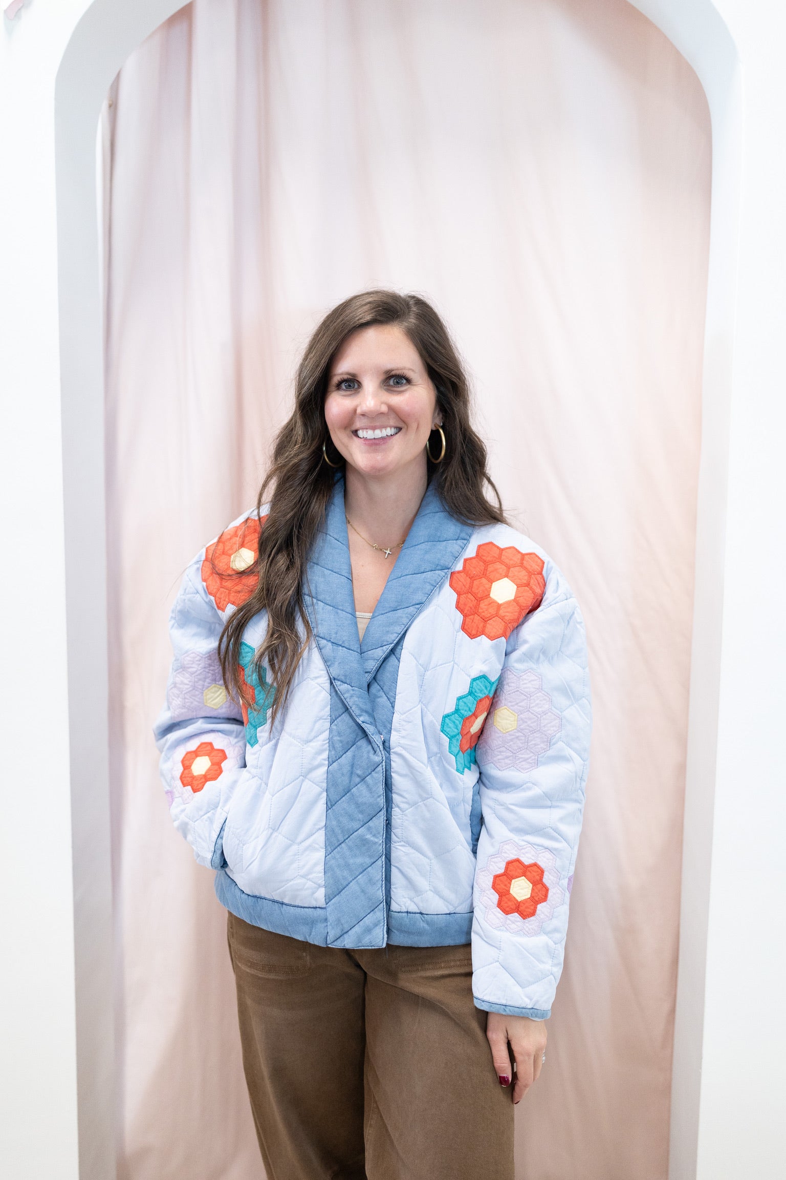 Denim Quilted Jacket