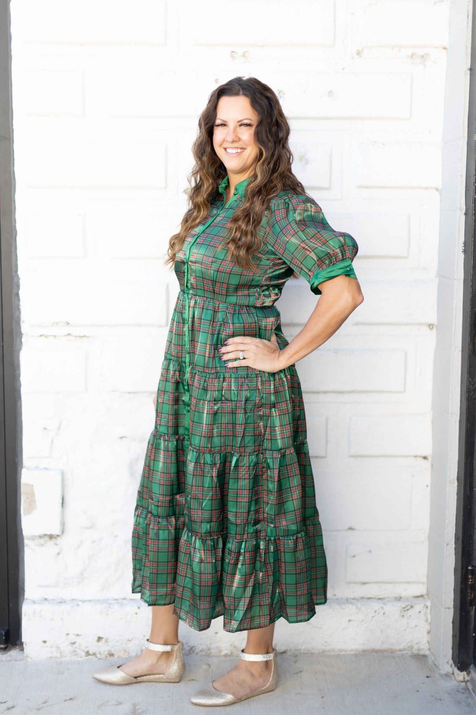 Holiday Plaid Dress