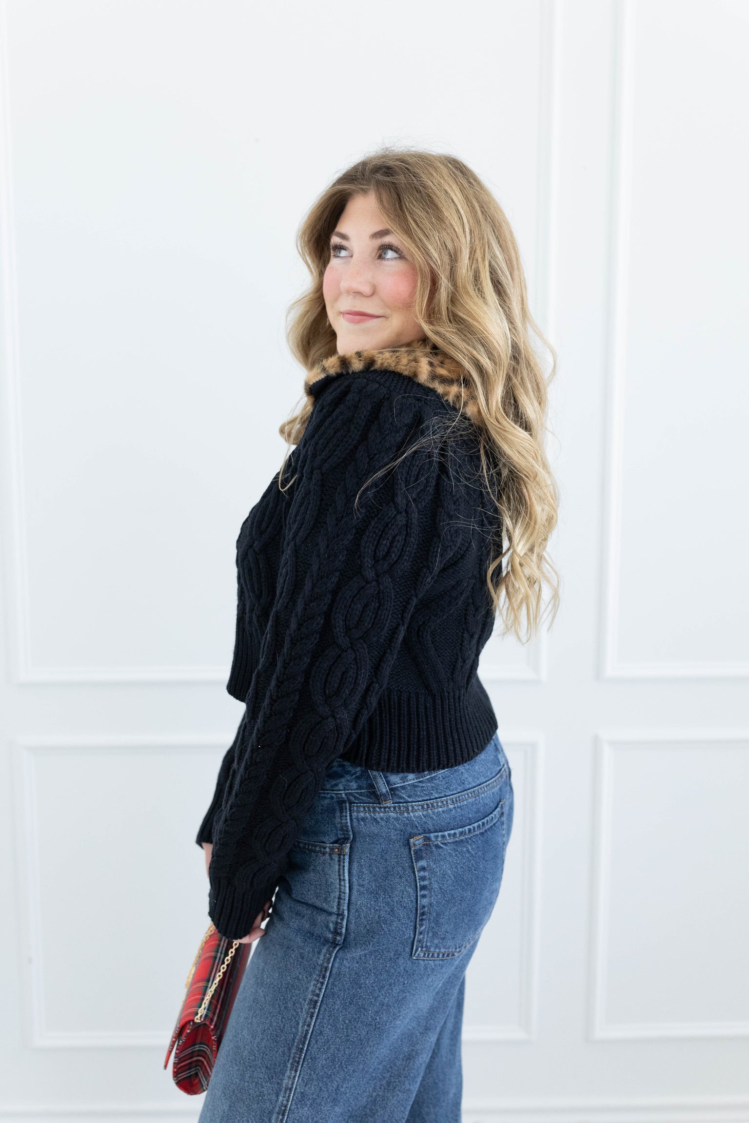 Selene Fur Cardigan