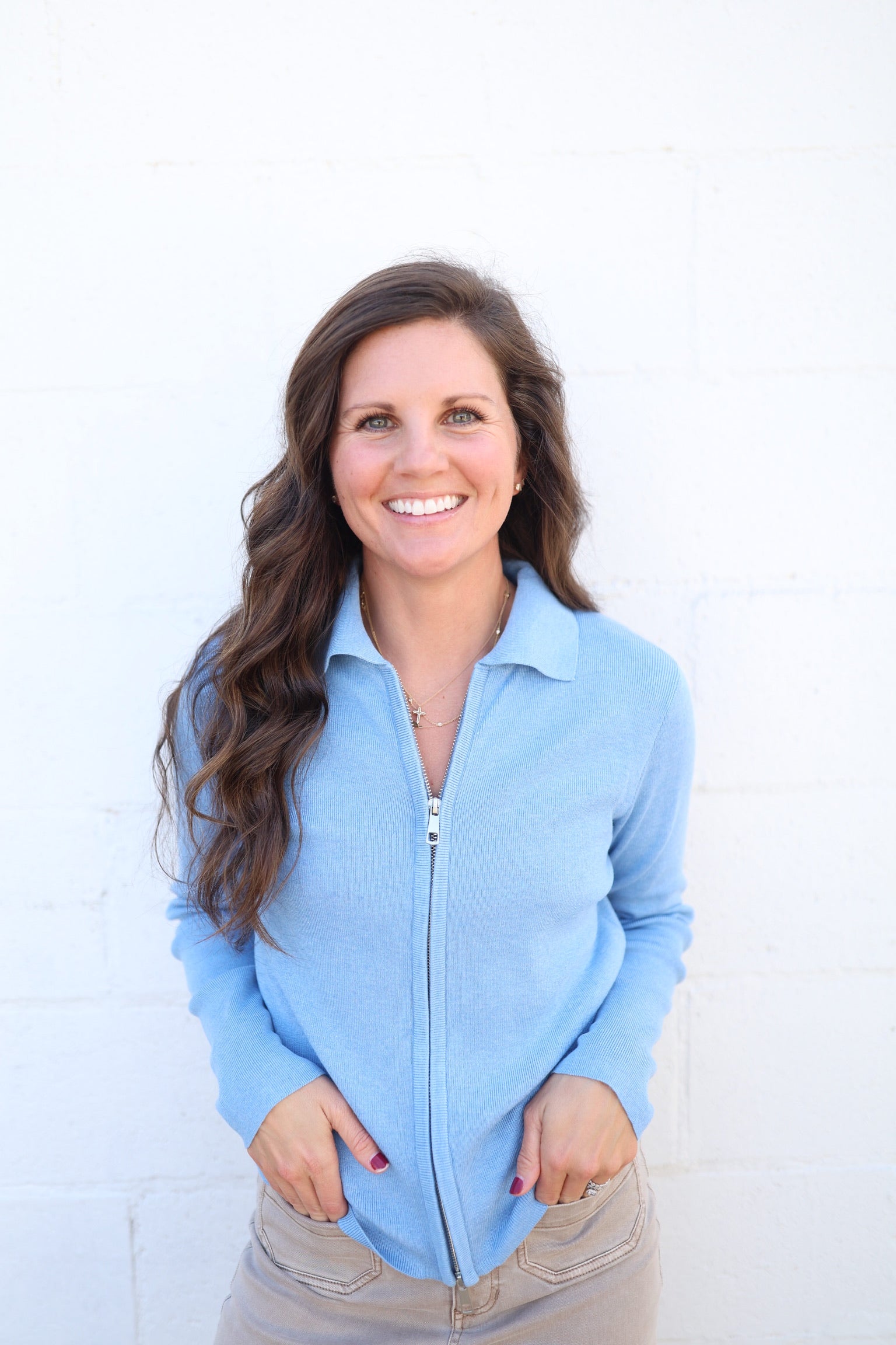 Della Blue Cardigan