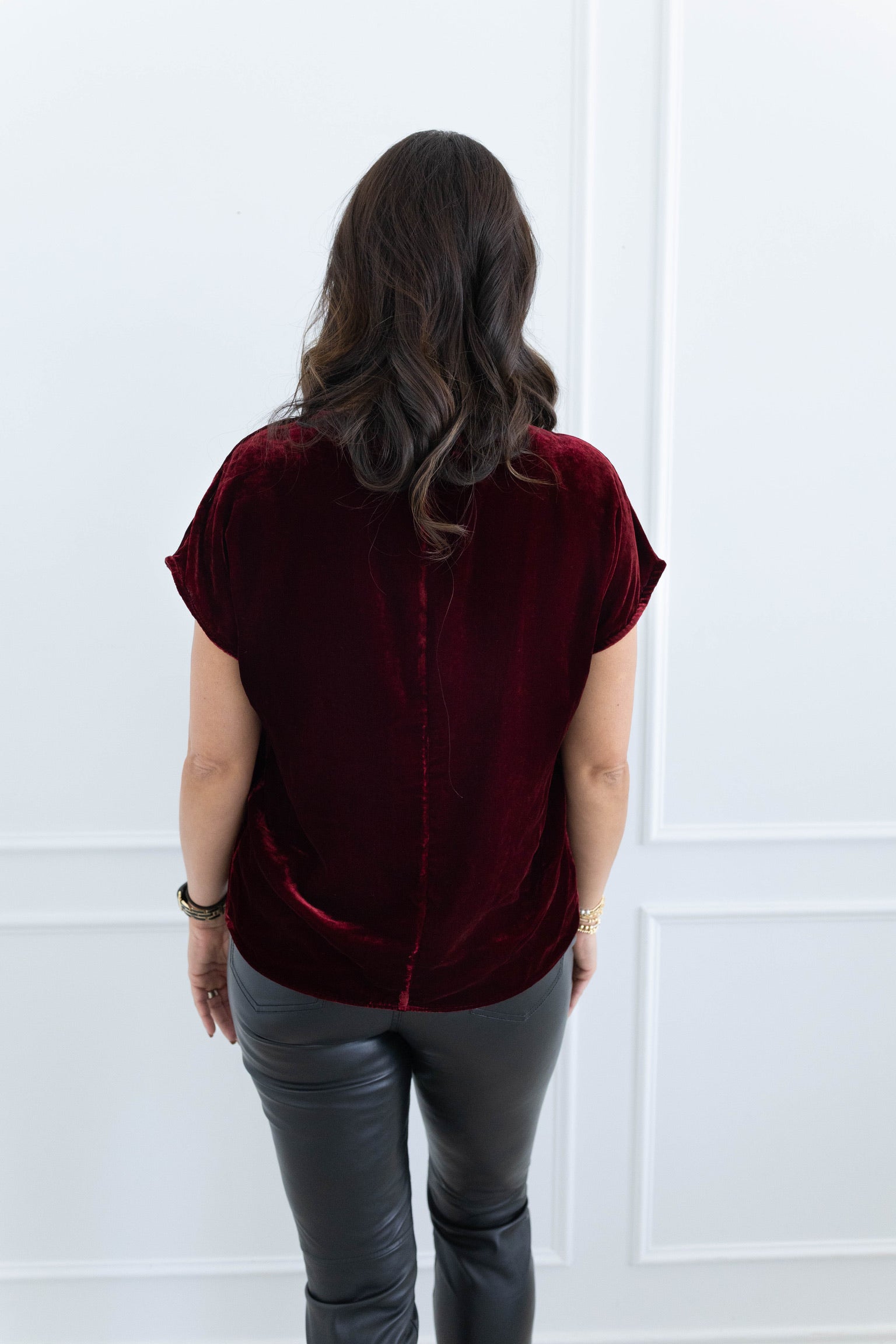 Kristen Velvet Top