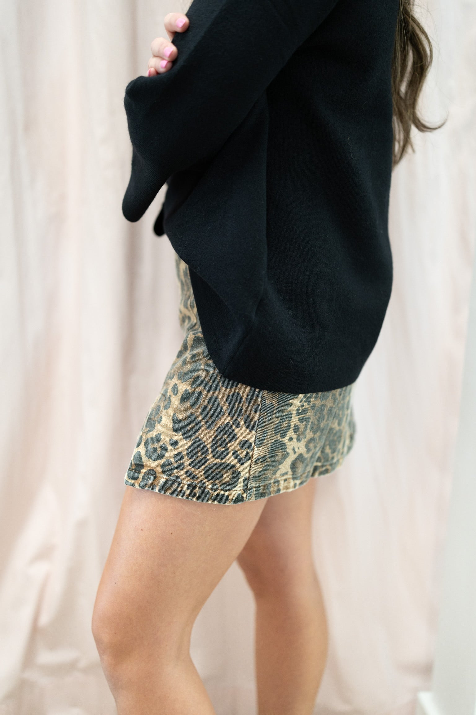Lana Leopard Skirt