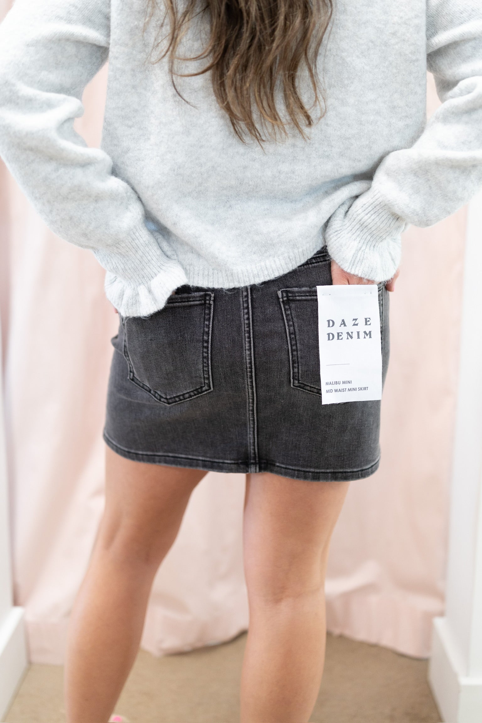 Malibu Mini Denim Skirt