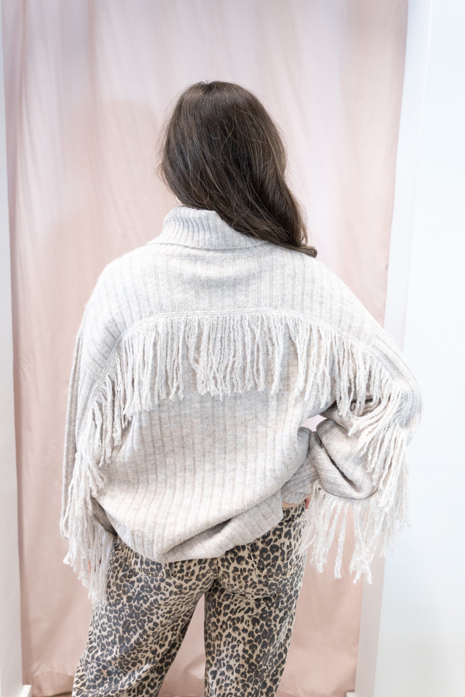 Maggie Fringe Sweater