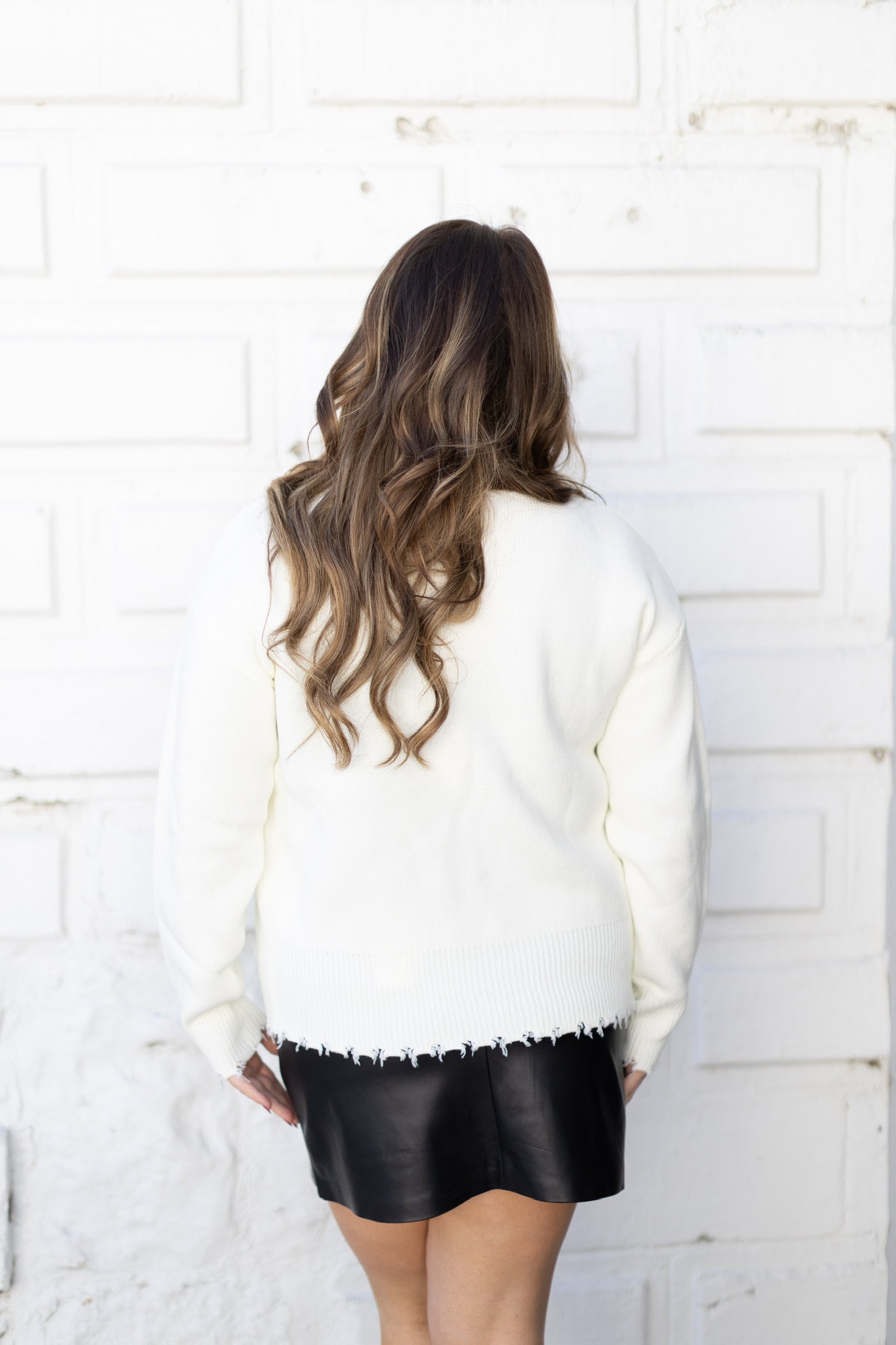 Cream Pearl Cardigan