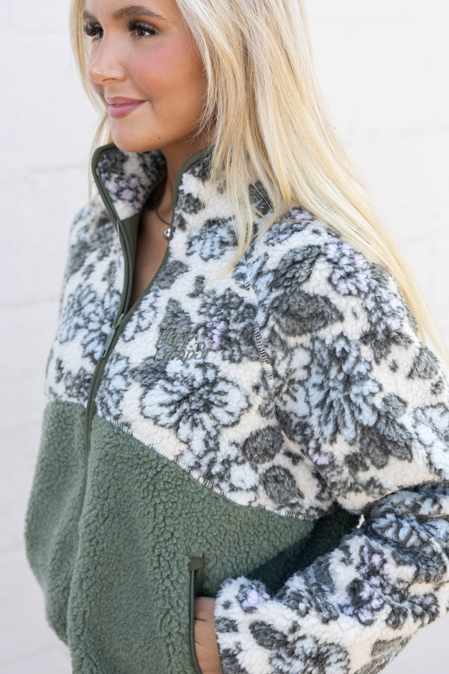 Dusty Blue Garden Macie Sherpa