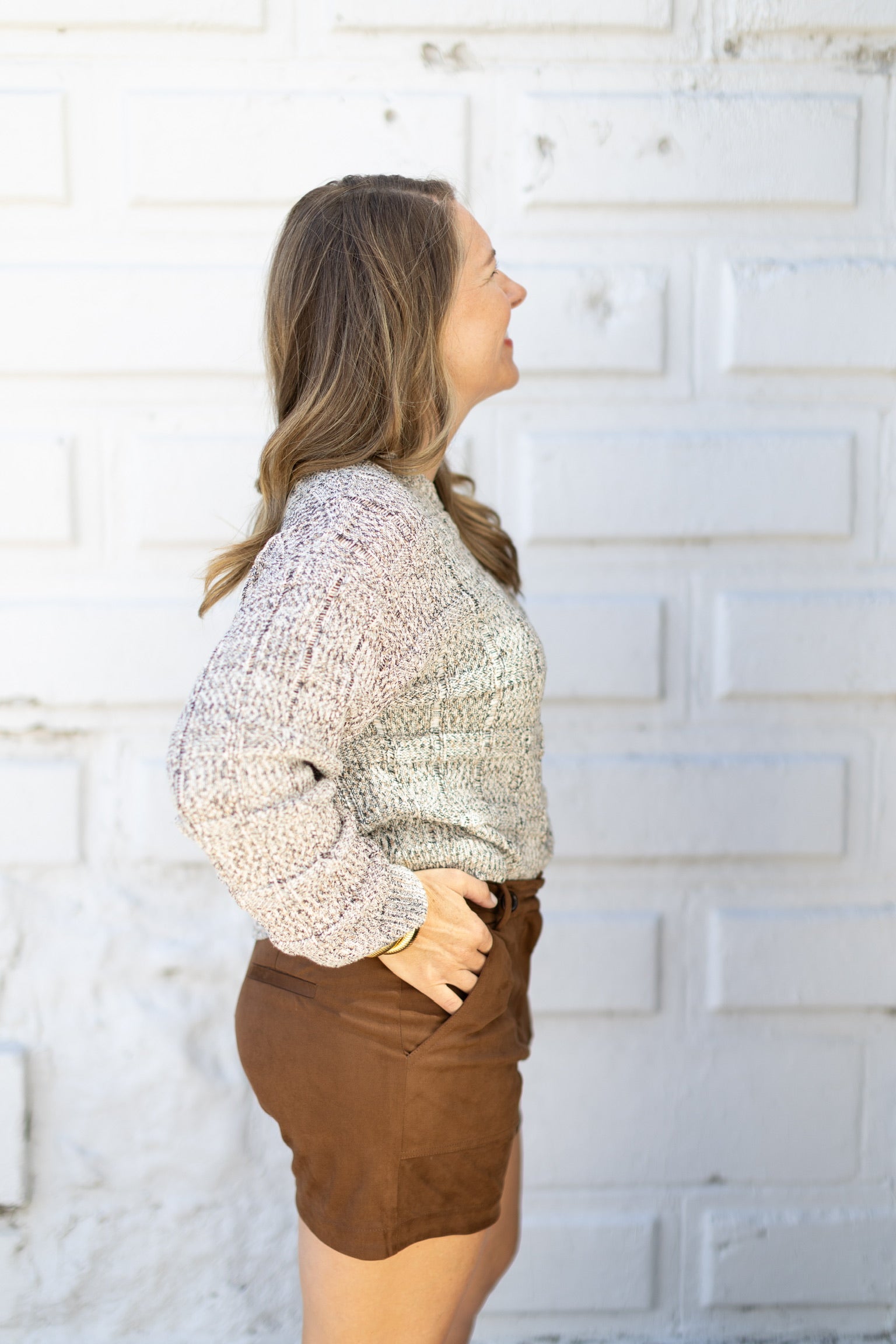 Lacy Suede Shorts