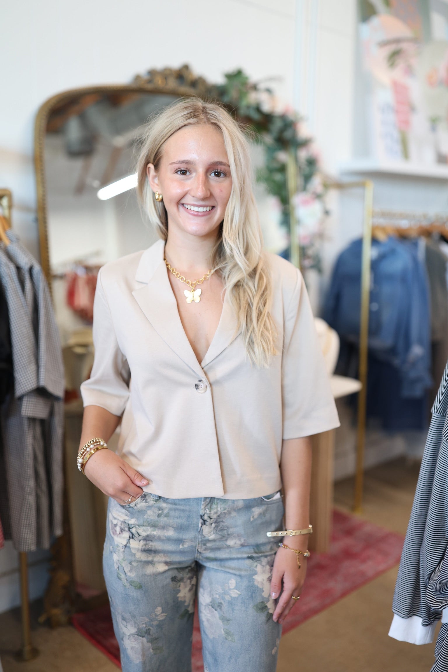 Melanie Blazer Top