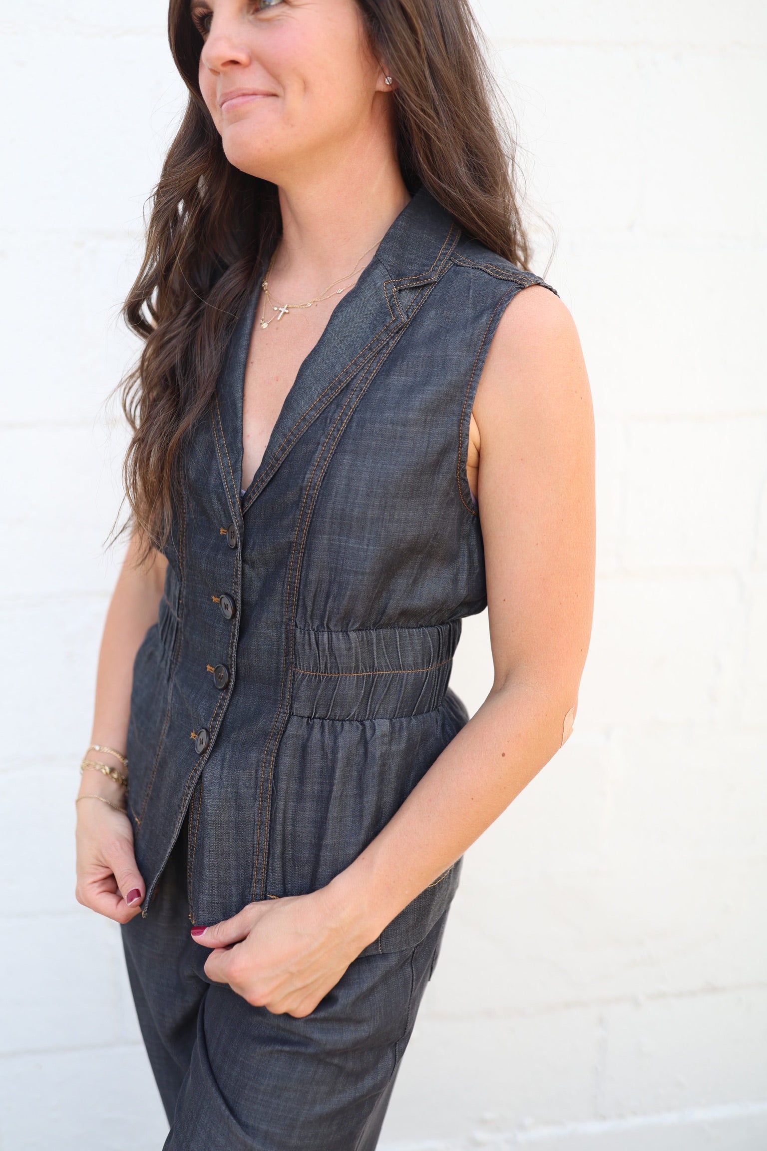 Drew Vest Top