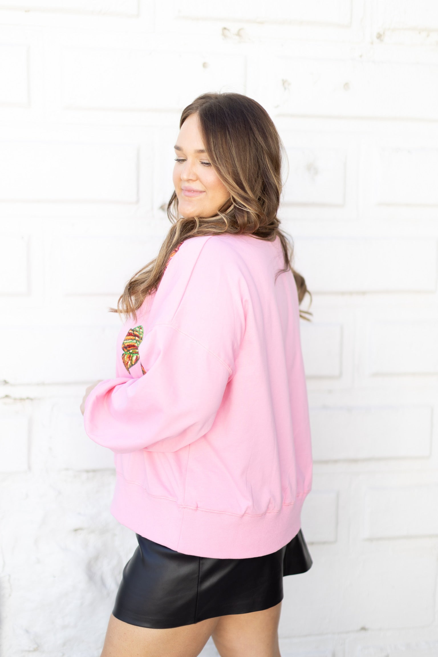 Pink Bow Sweatshirt