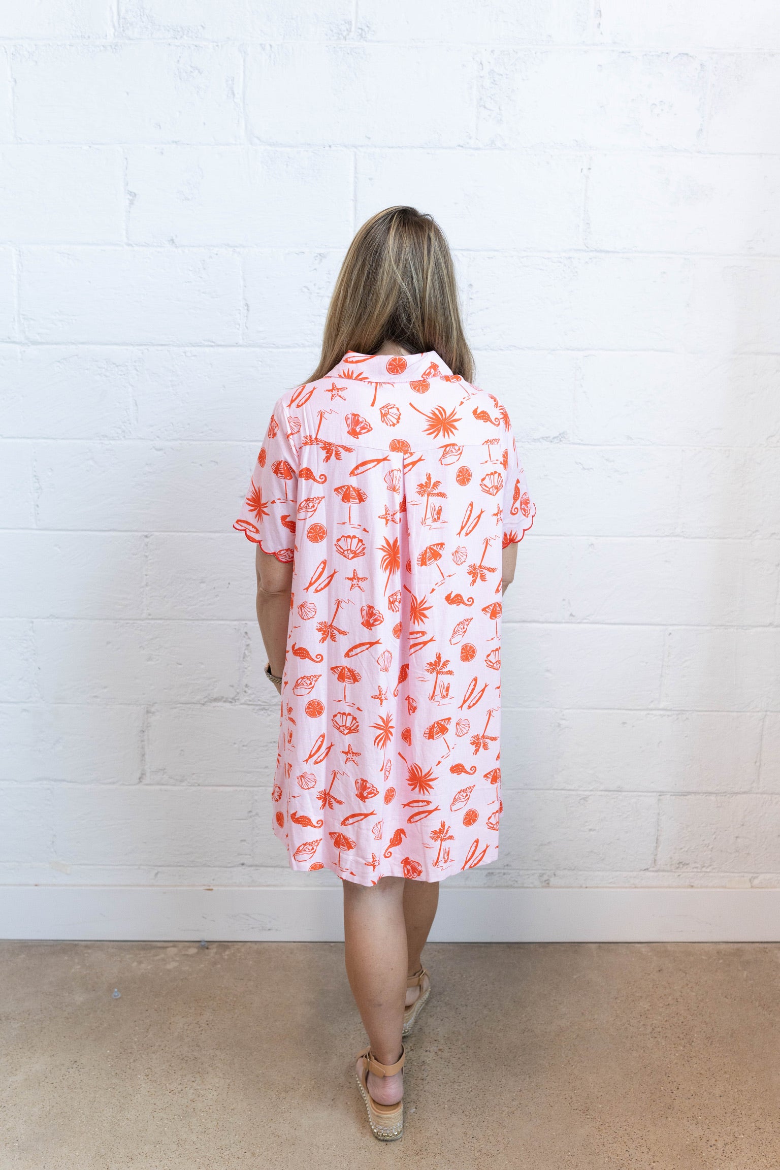 Beach Linen Shirt Dress