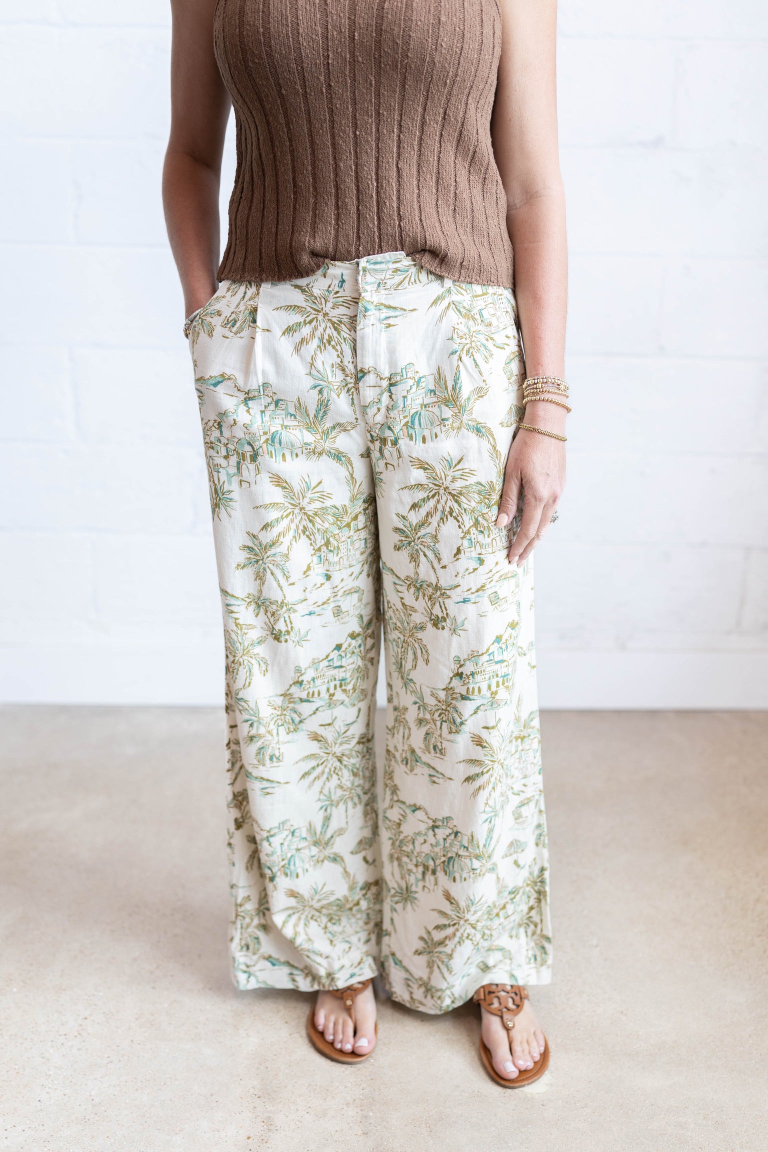 Overlook Tiki Tide Linen Pant