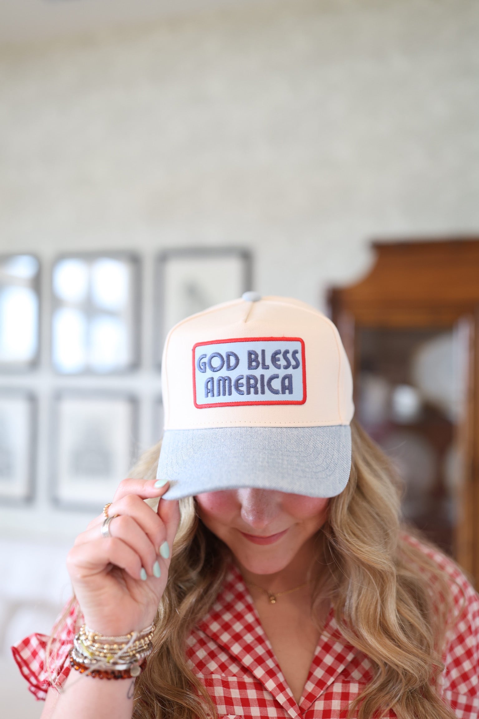God Bless America Trucker Hat
