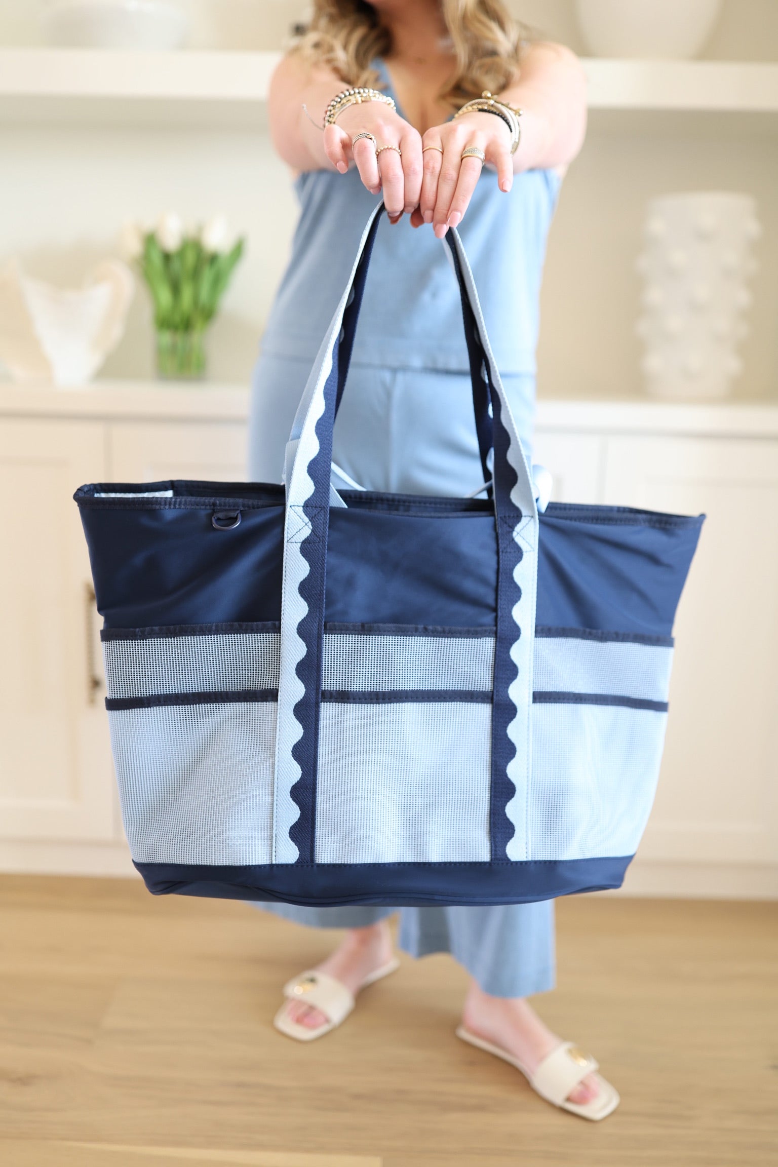 Navy Camden Neoprene Tote