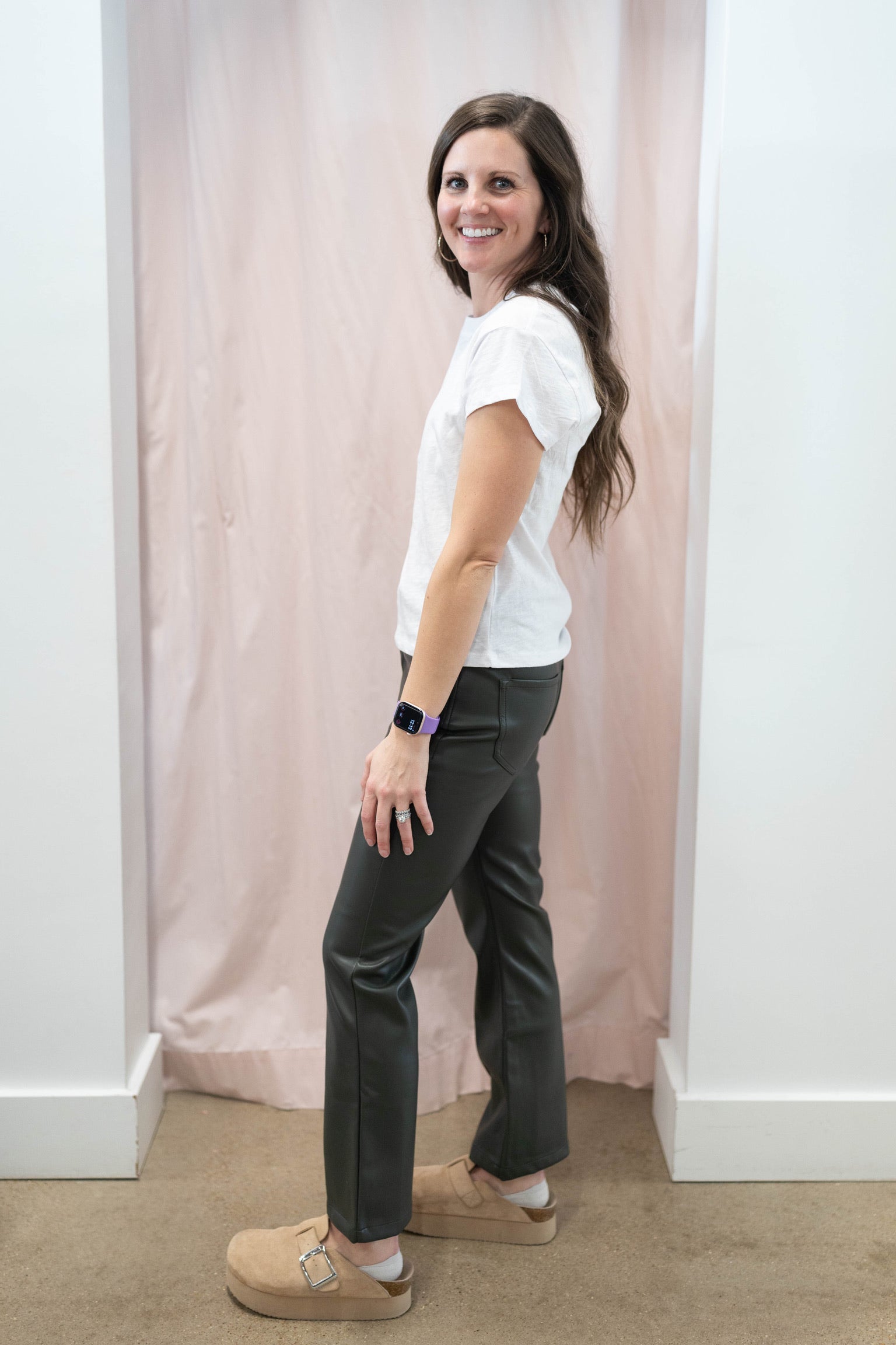 White Modern Slub Tee