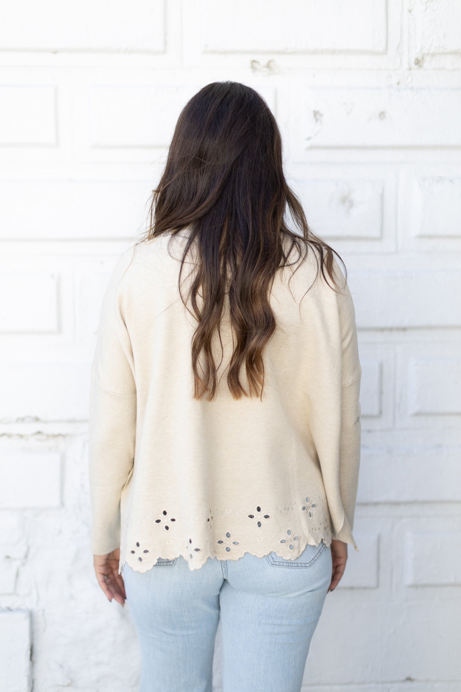 Jackie Oatmeal Sweater