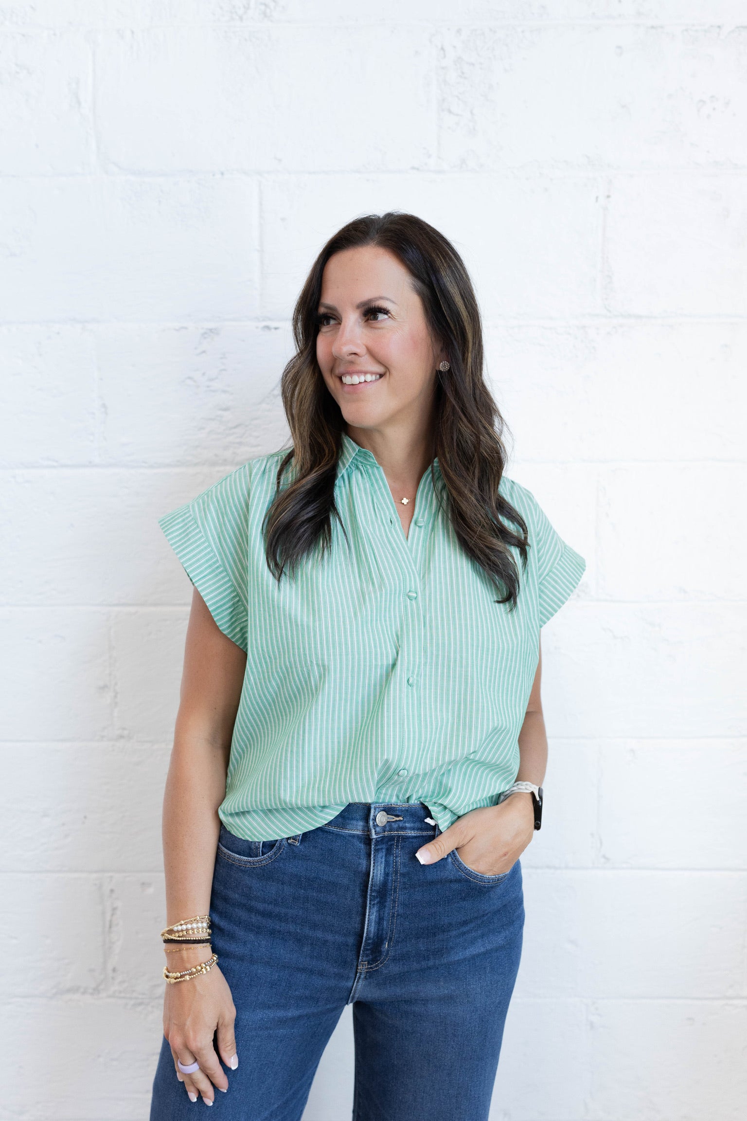 Brielle Striped Top