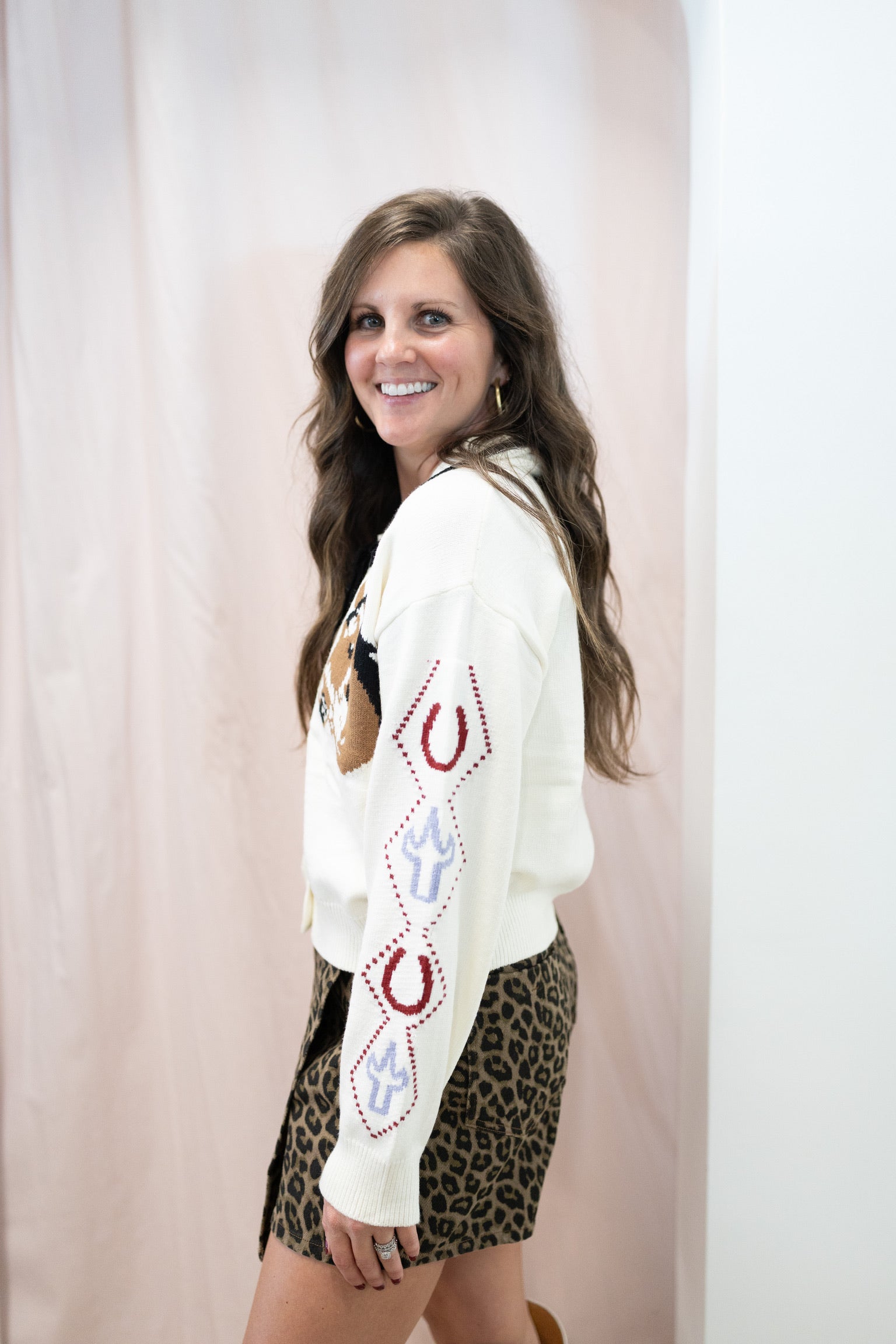 Leddy Horse Cardigan