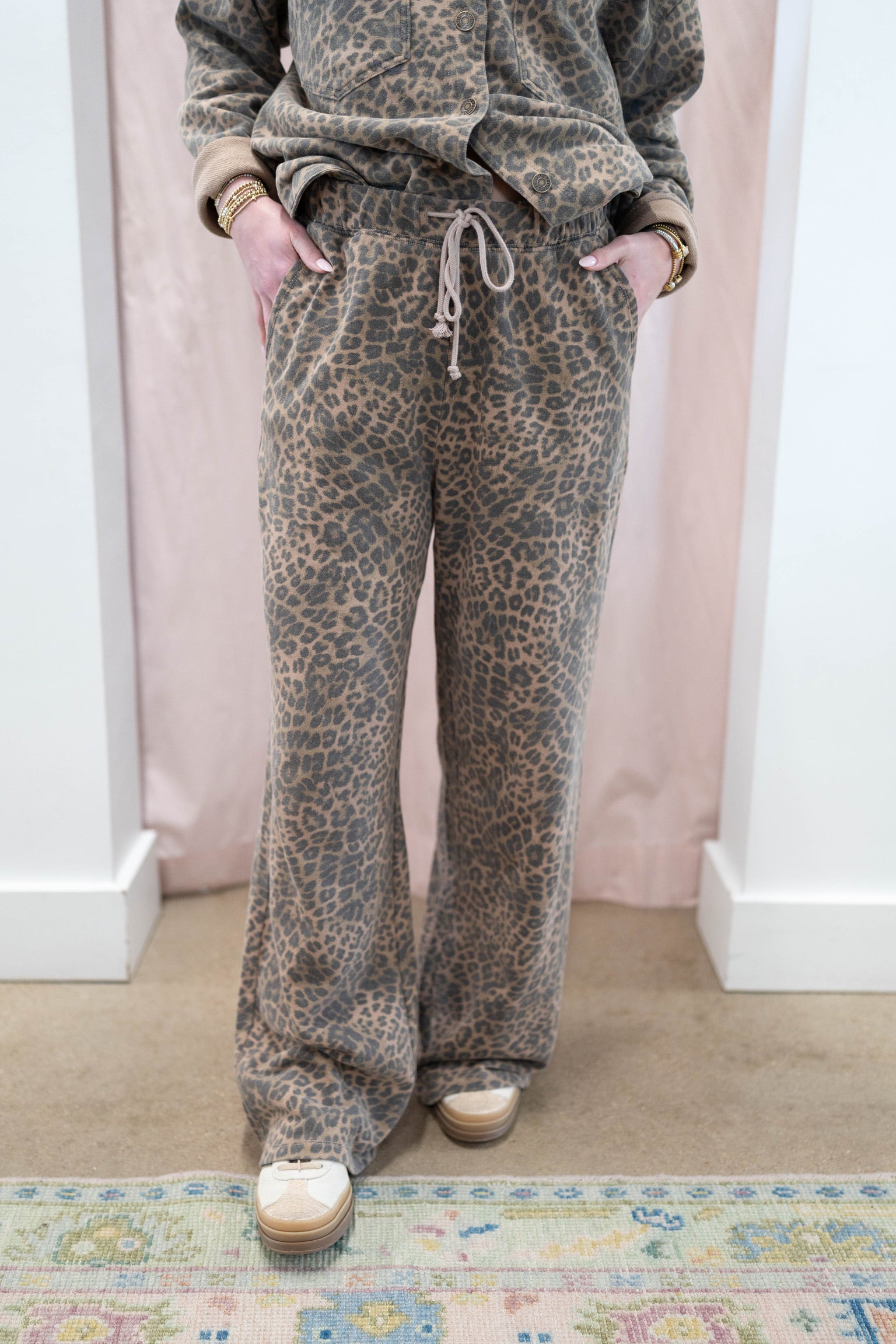 Hunter Leopard Knit Pants