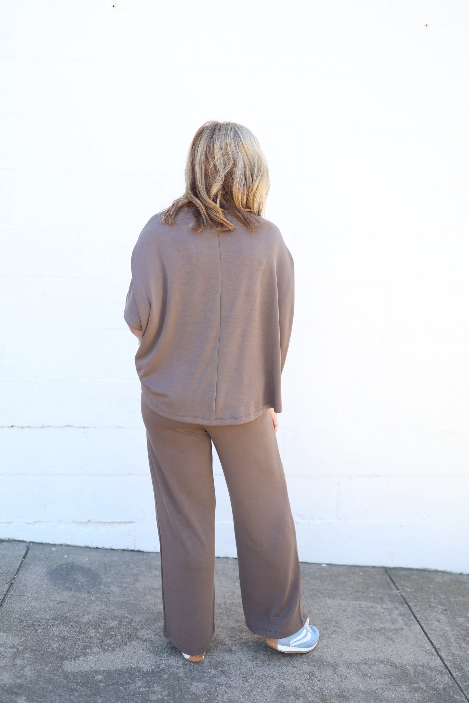 Laguna Truffle Boatneck Top