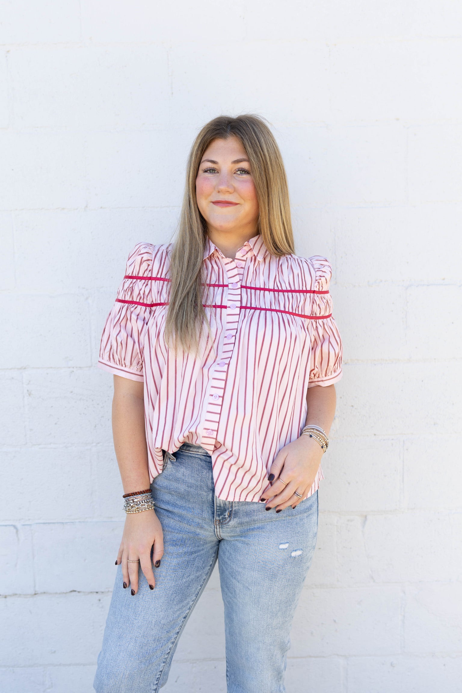Carry Striped Blouse