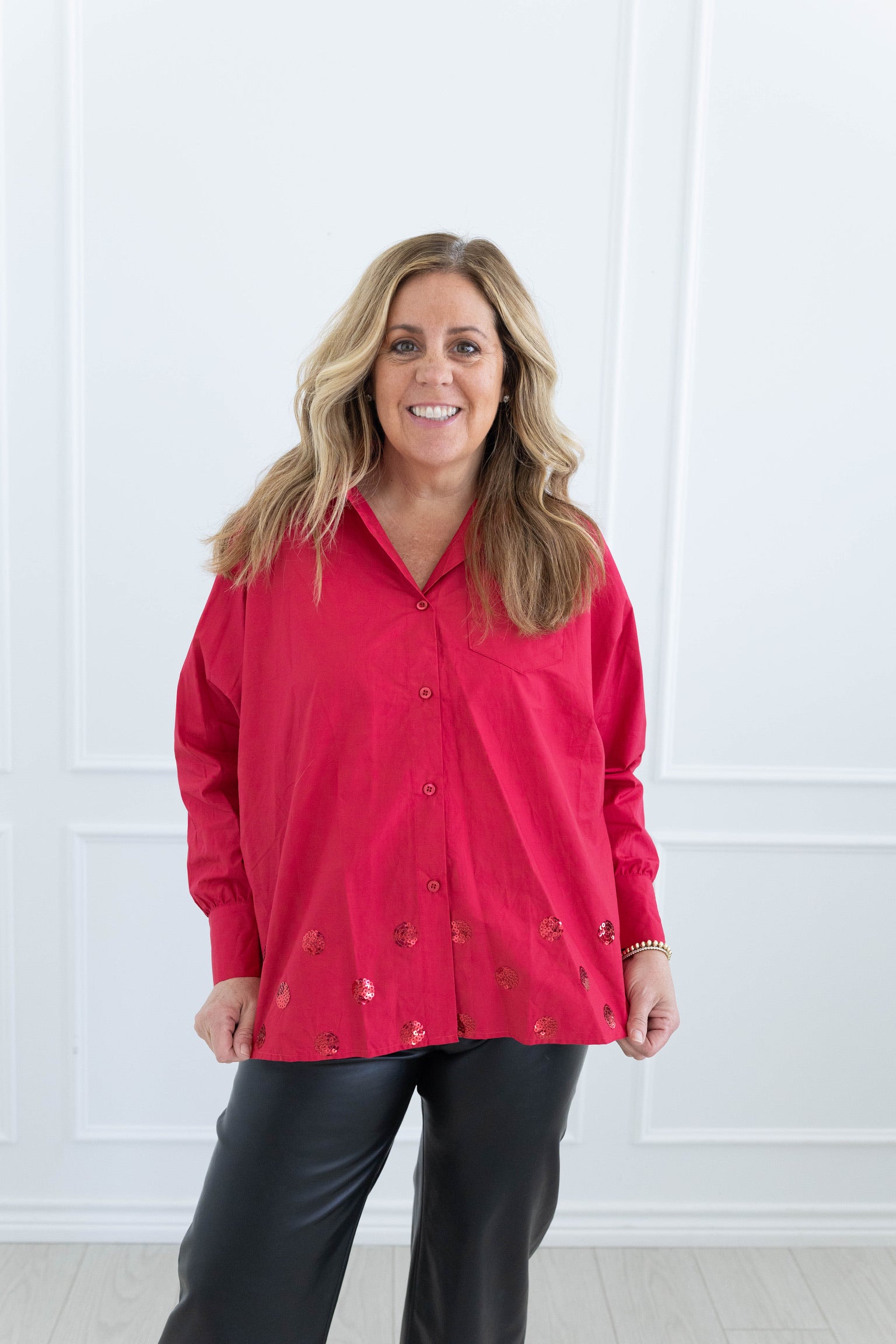 Cranberry Abby Swing Top