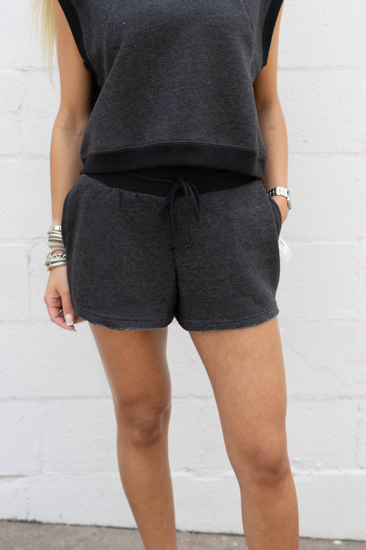 Charcoal Sweat Shorts