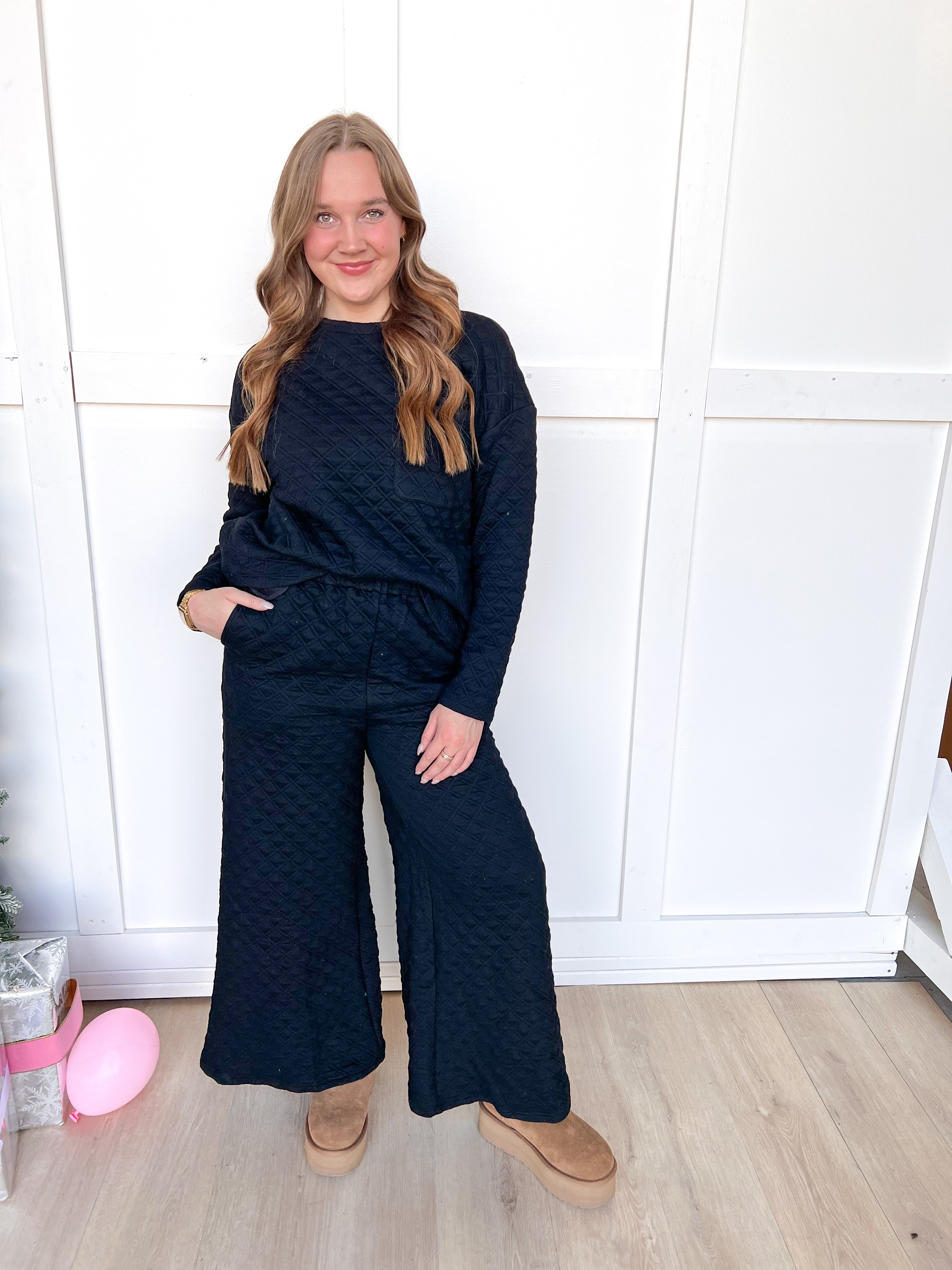 Jennie Quilted Flare Pant