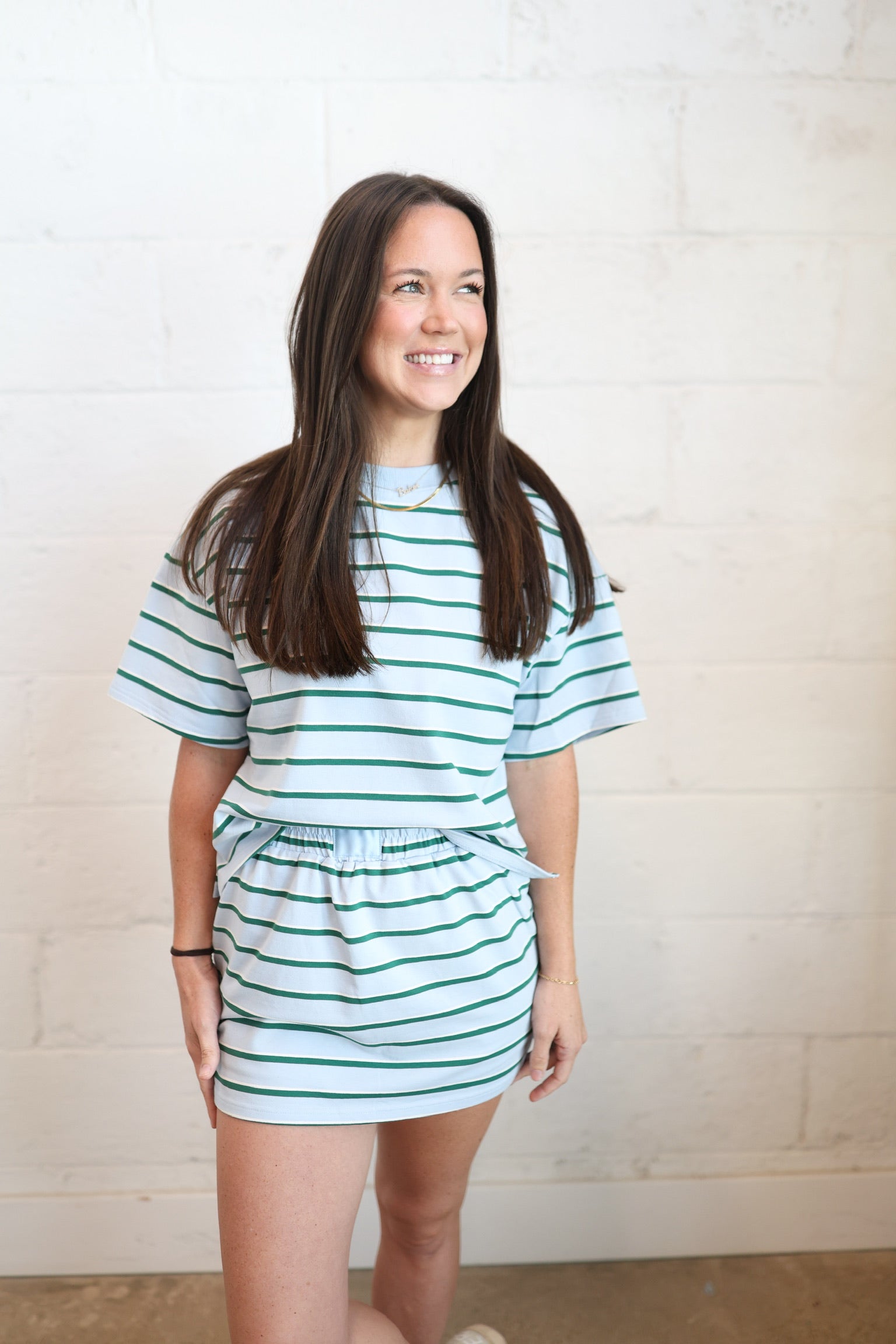 Lagoon Stripe Top