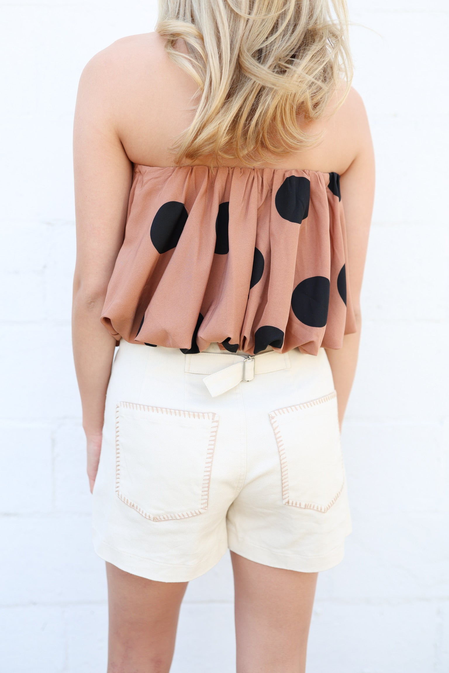 Polka Dot Bubble Top
