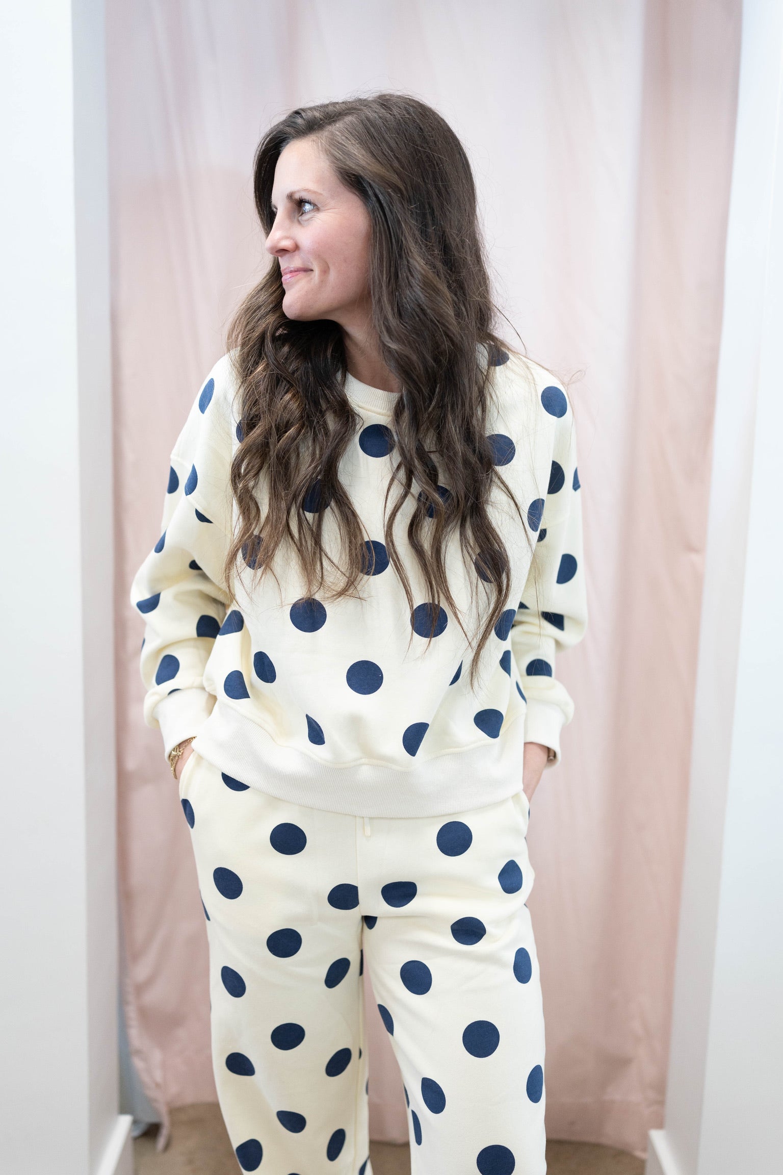 Polka Dot Sweatshirt