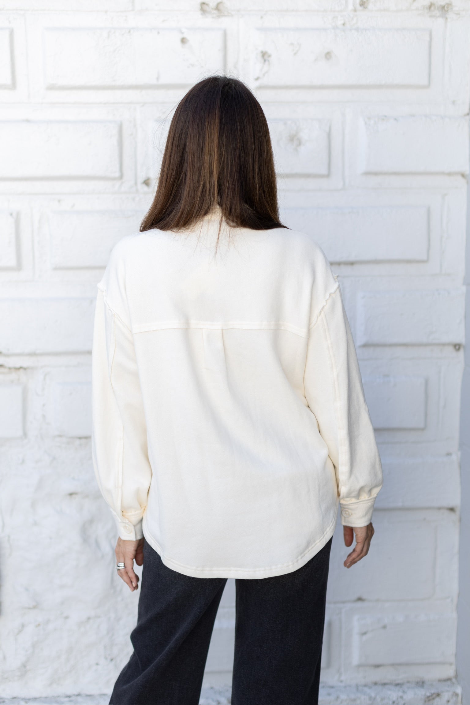 Abbott Cream Longline Jacket