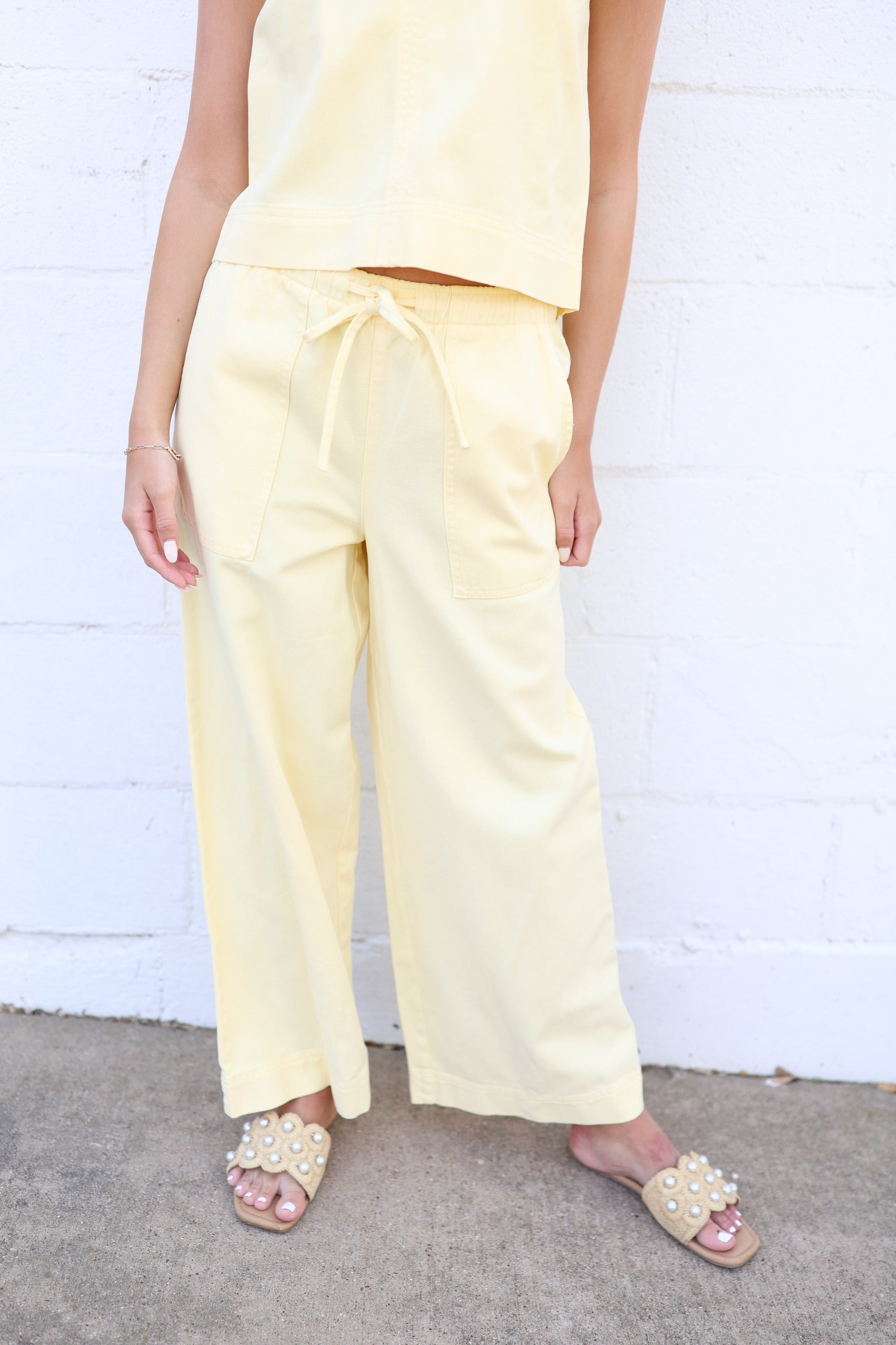 Yellow Daycation Pant