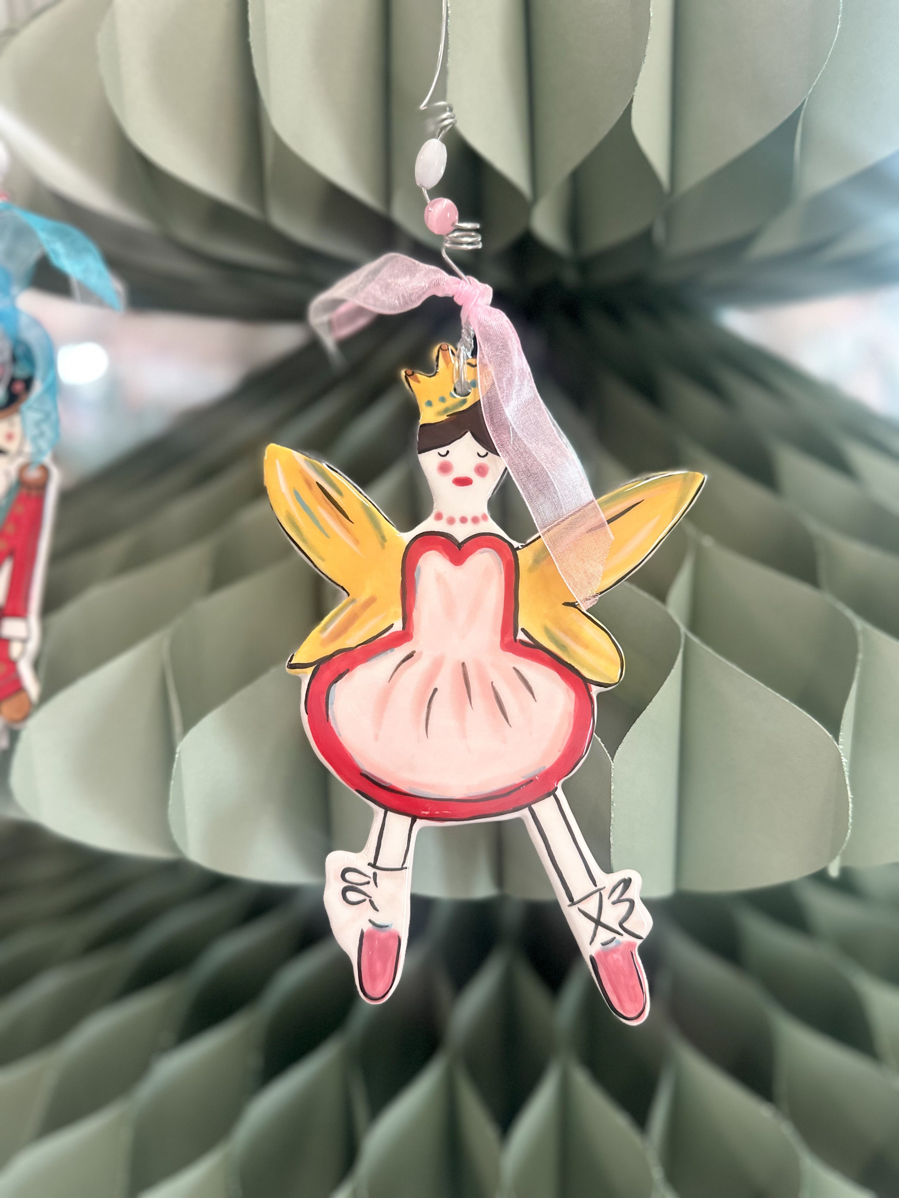 Flat Sugar Plum Fairy Ornament