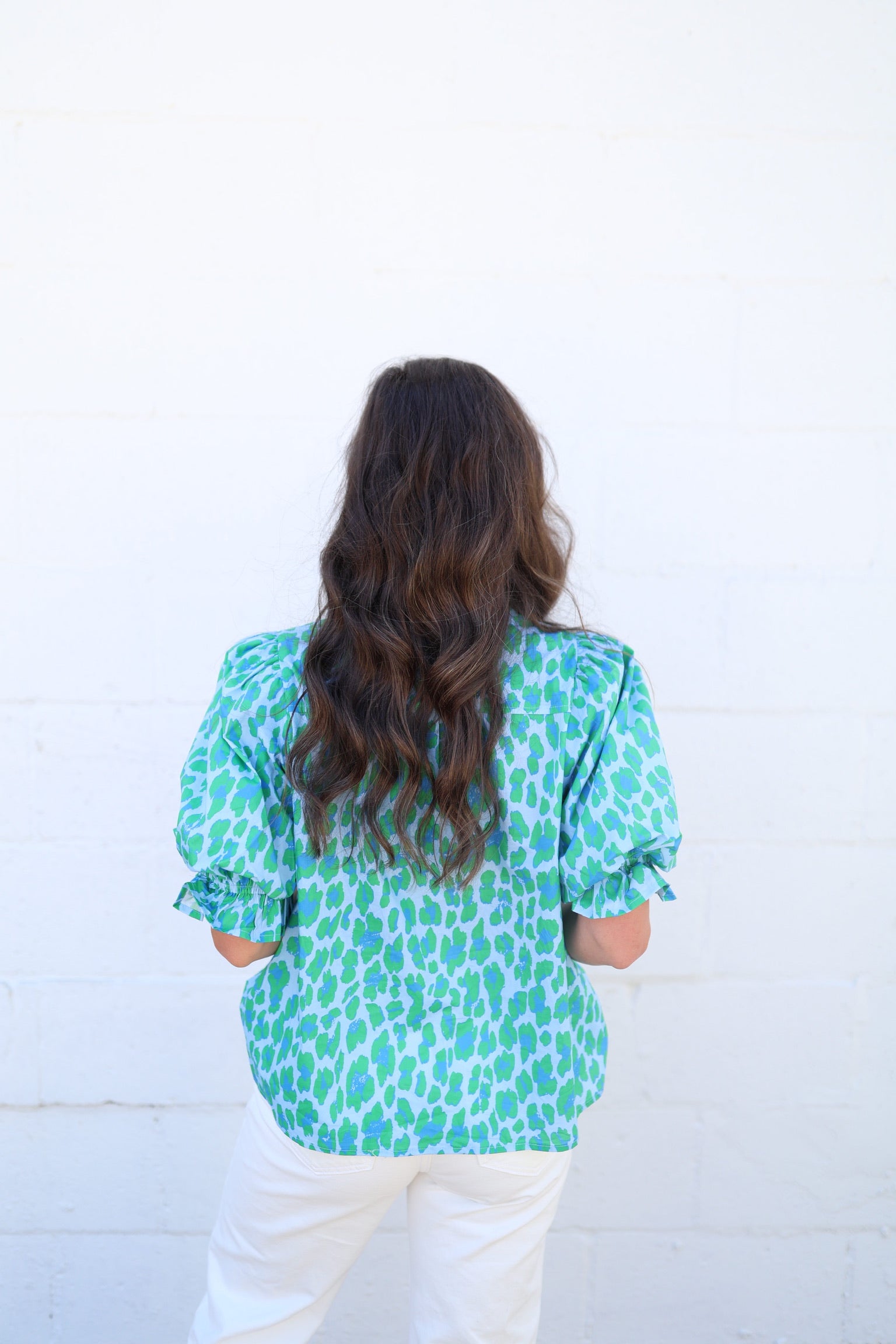 Luca Leopard Blouse