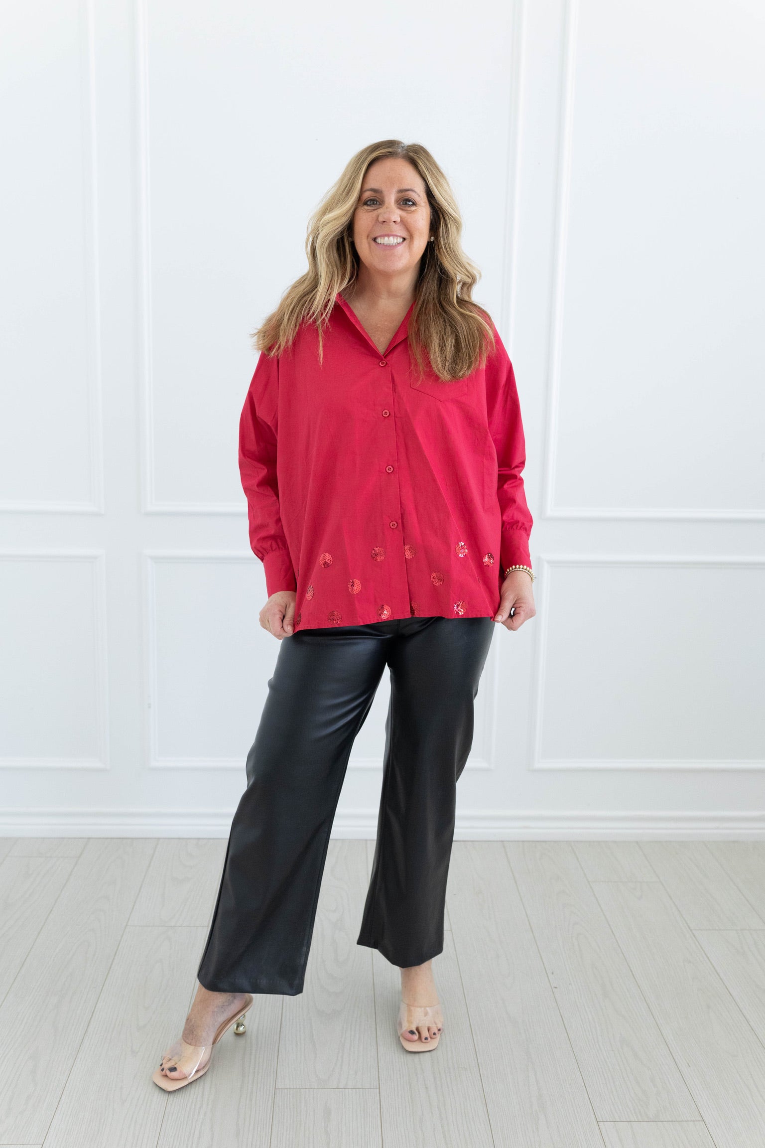 Cranberry Abby Swing Top