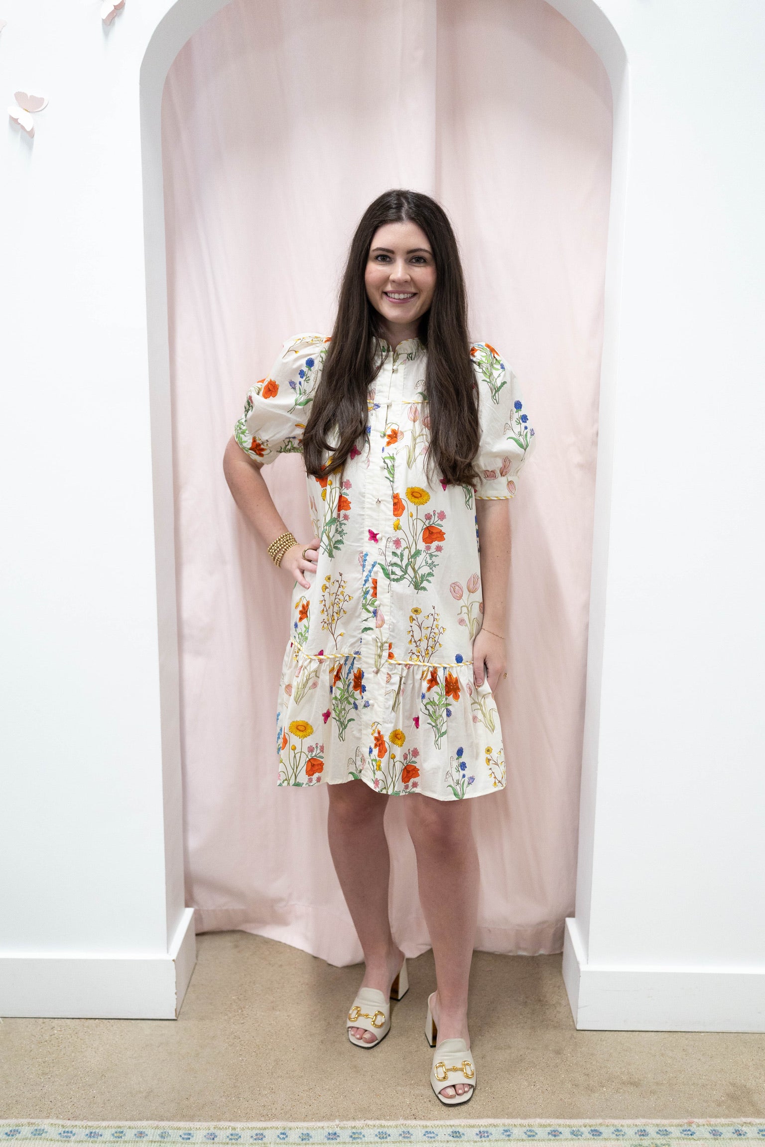 Butterfly Garden Mini Dress