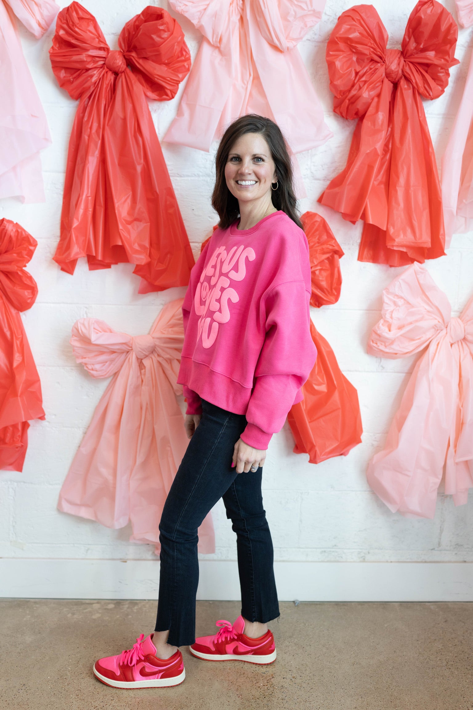 Jesus Loves You Puff Sweatshirt