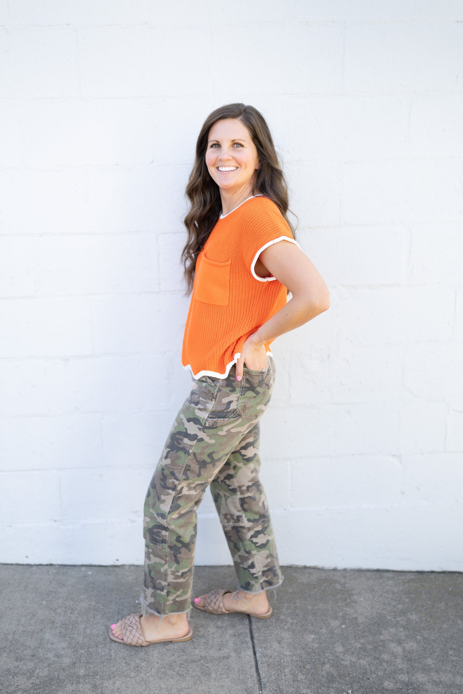 Orange Bearcat Sweater