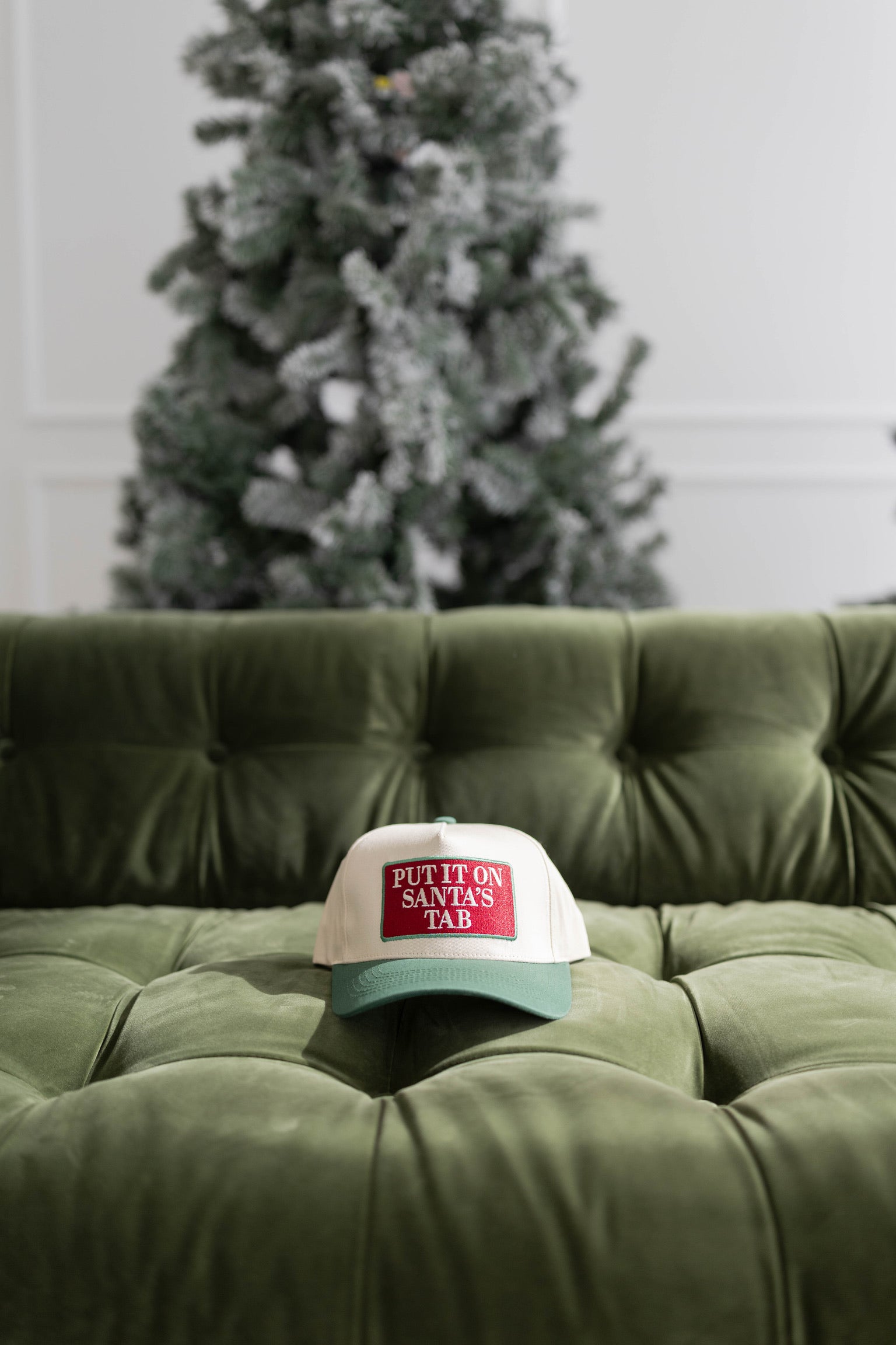 Put It On Santa's Tab Canvas Cap