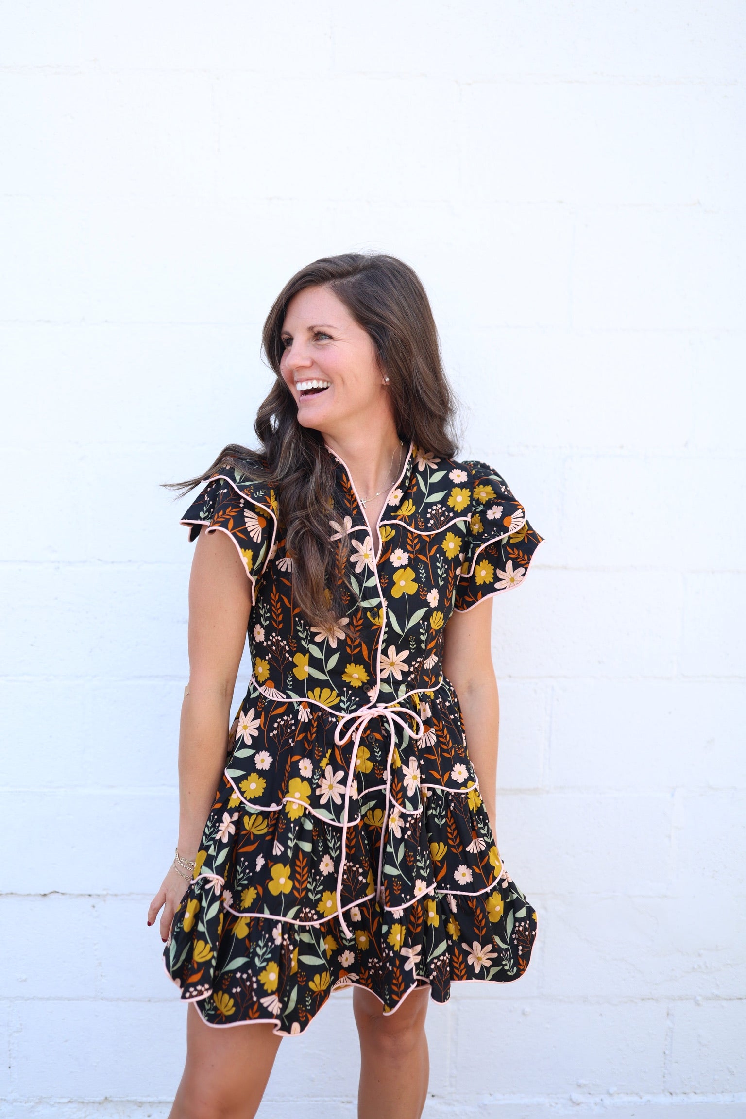 Catalina Wildflower Waltz Mini Dress