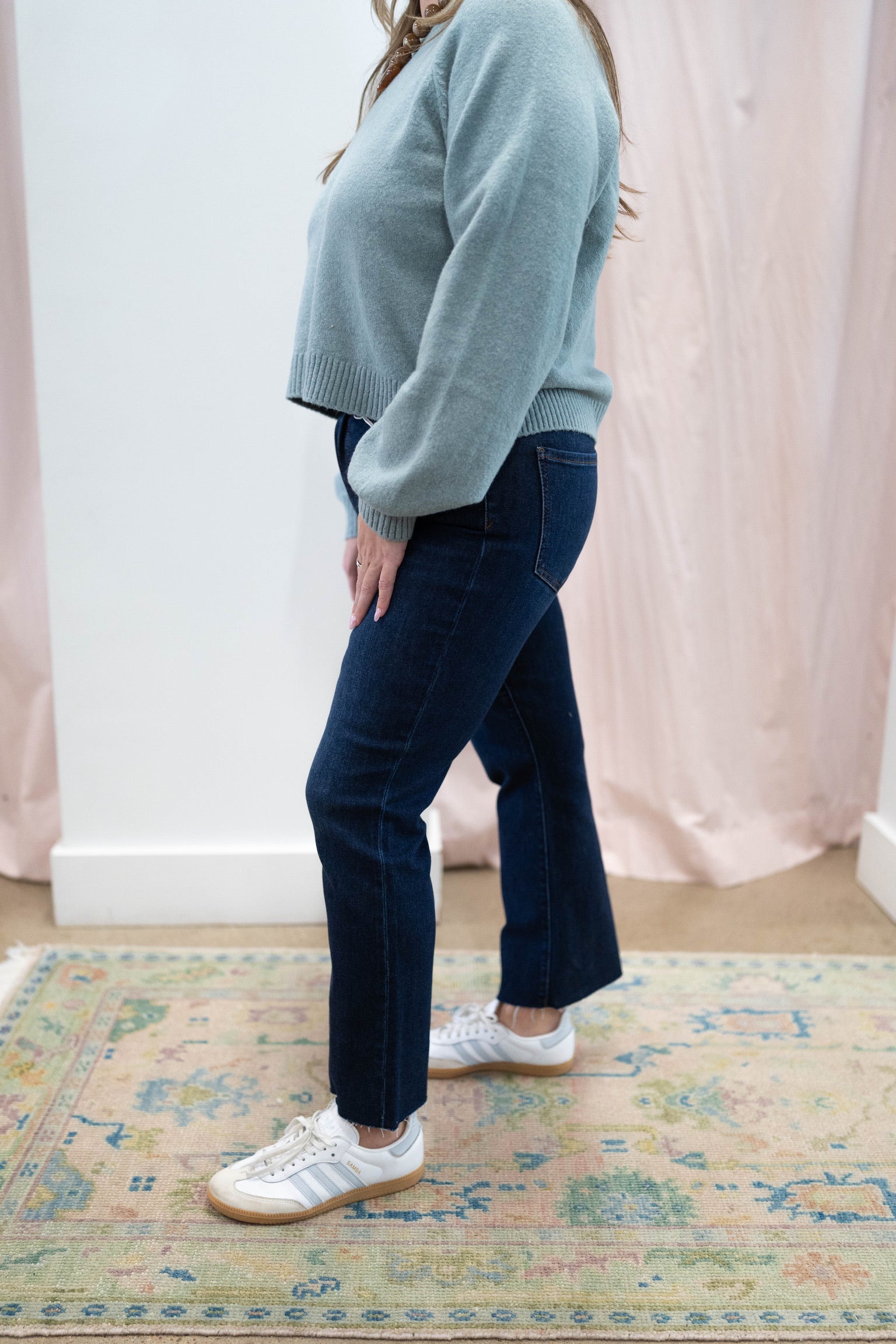 Serene Shy Girl Crop Flare